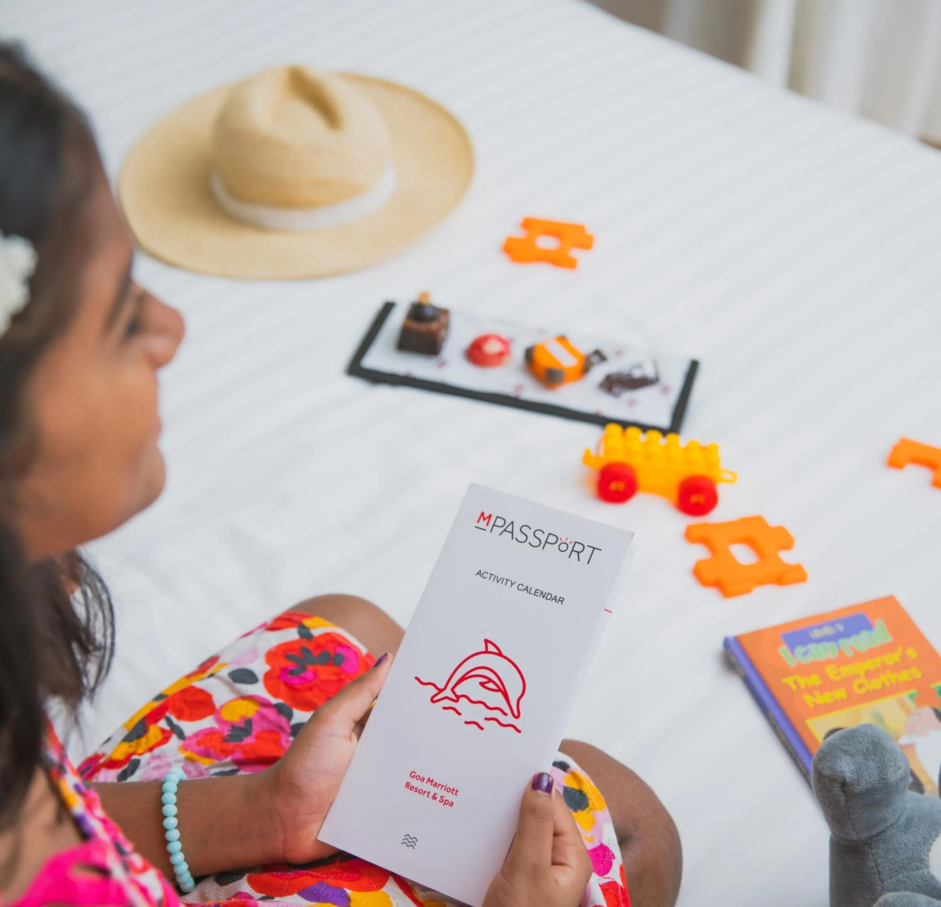 Bed in Goa Marriott Resort & Spa