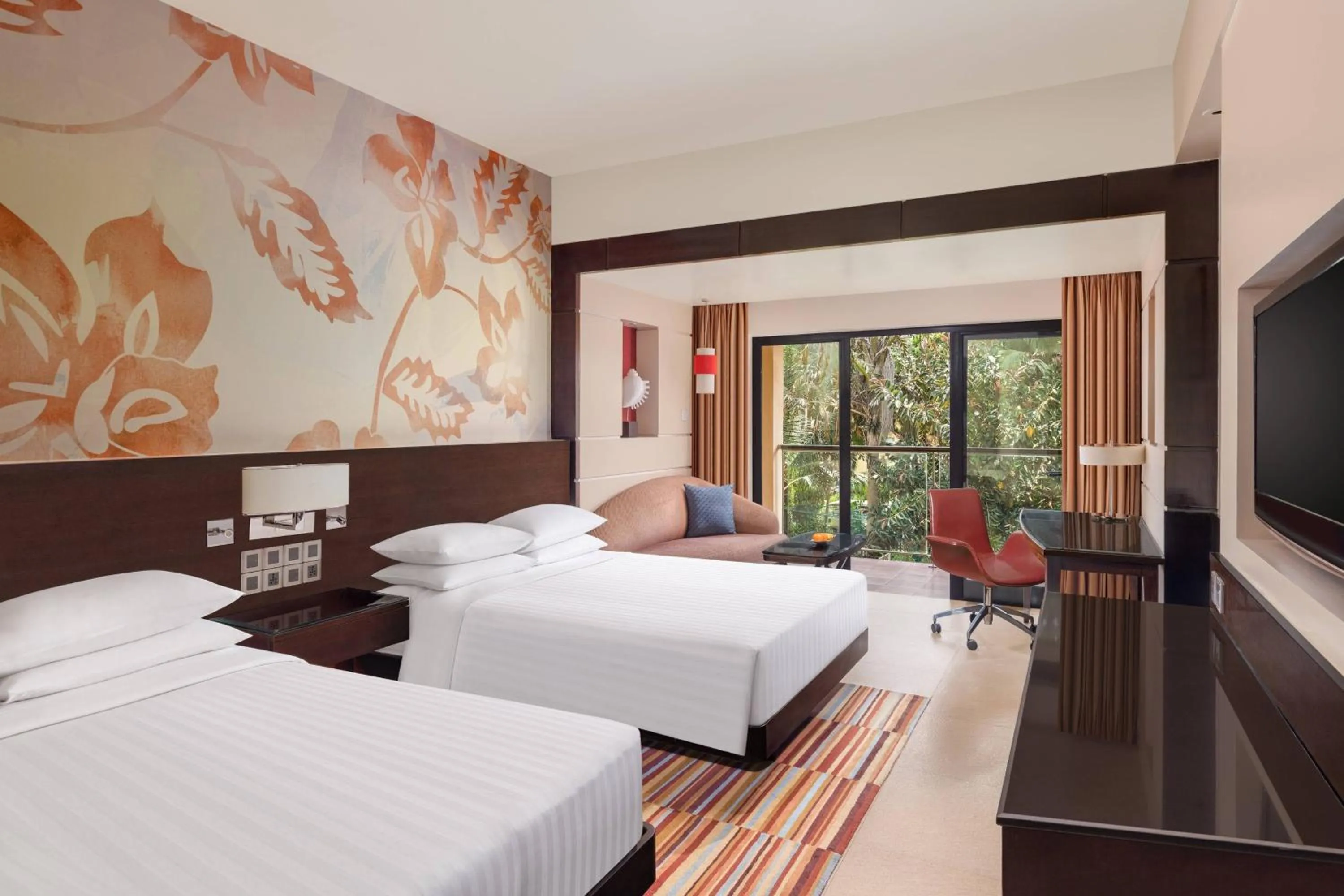 Photo of the whole room, Bed in Goa Marriott Resort & Spa