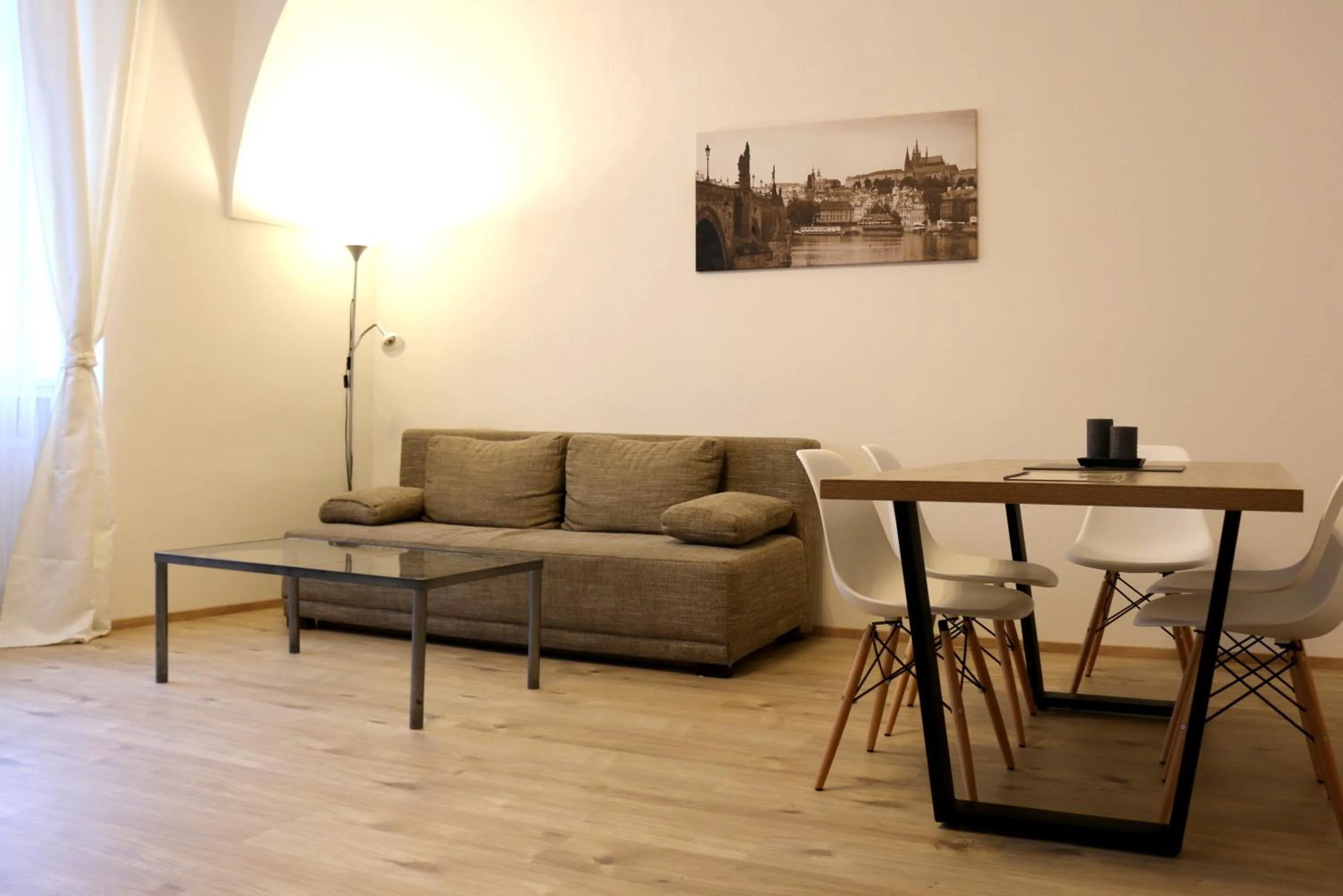 Living room in Betlem Prague Apartments