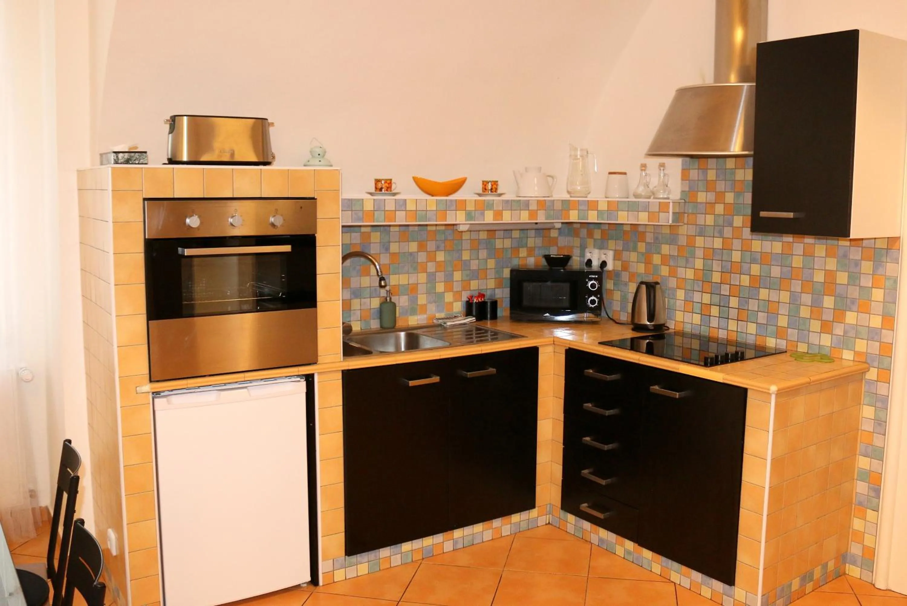 Kitchen or kitchenette in Betlem Prague Apartments