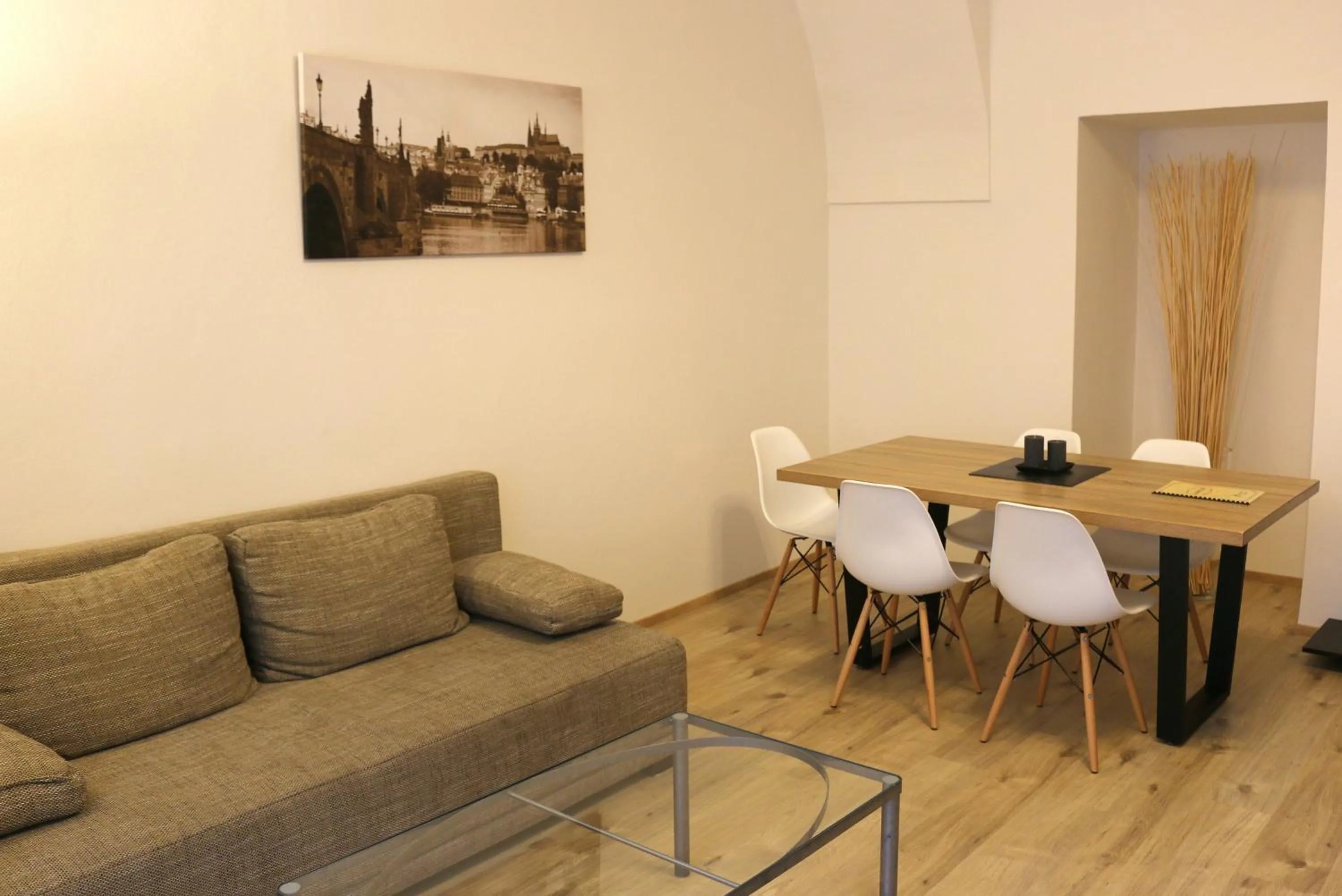 Living room in Betlem Prague Apartments