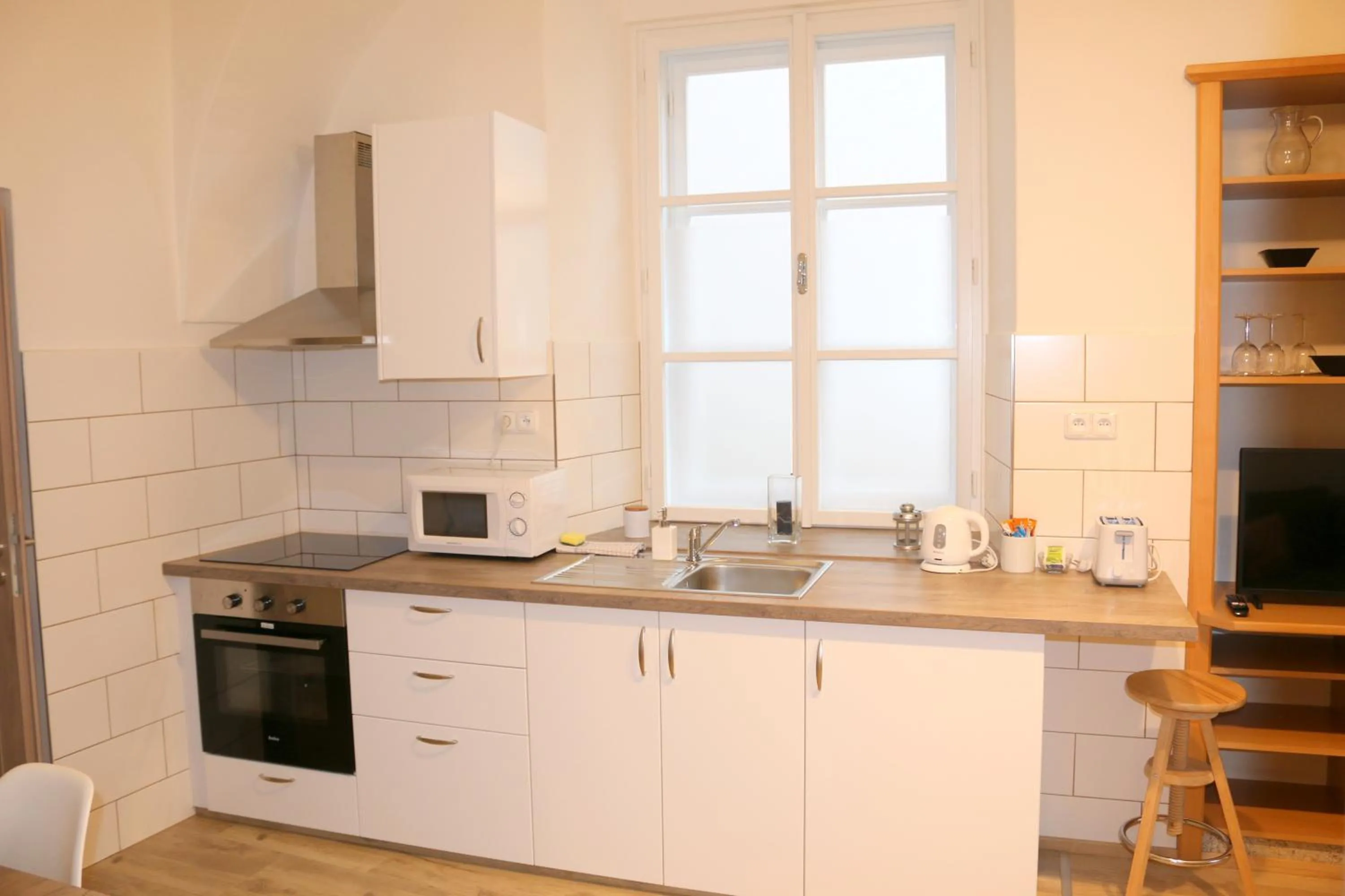 Kitchen or kitchenette in Betlem Prague Apartments
