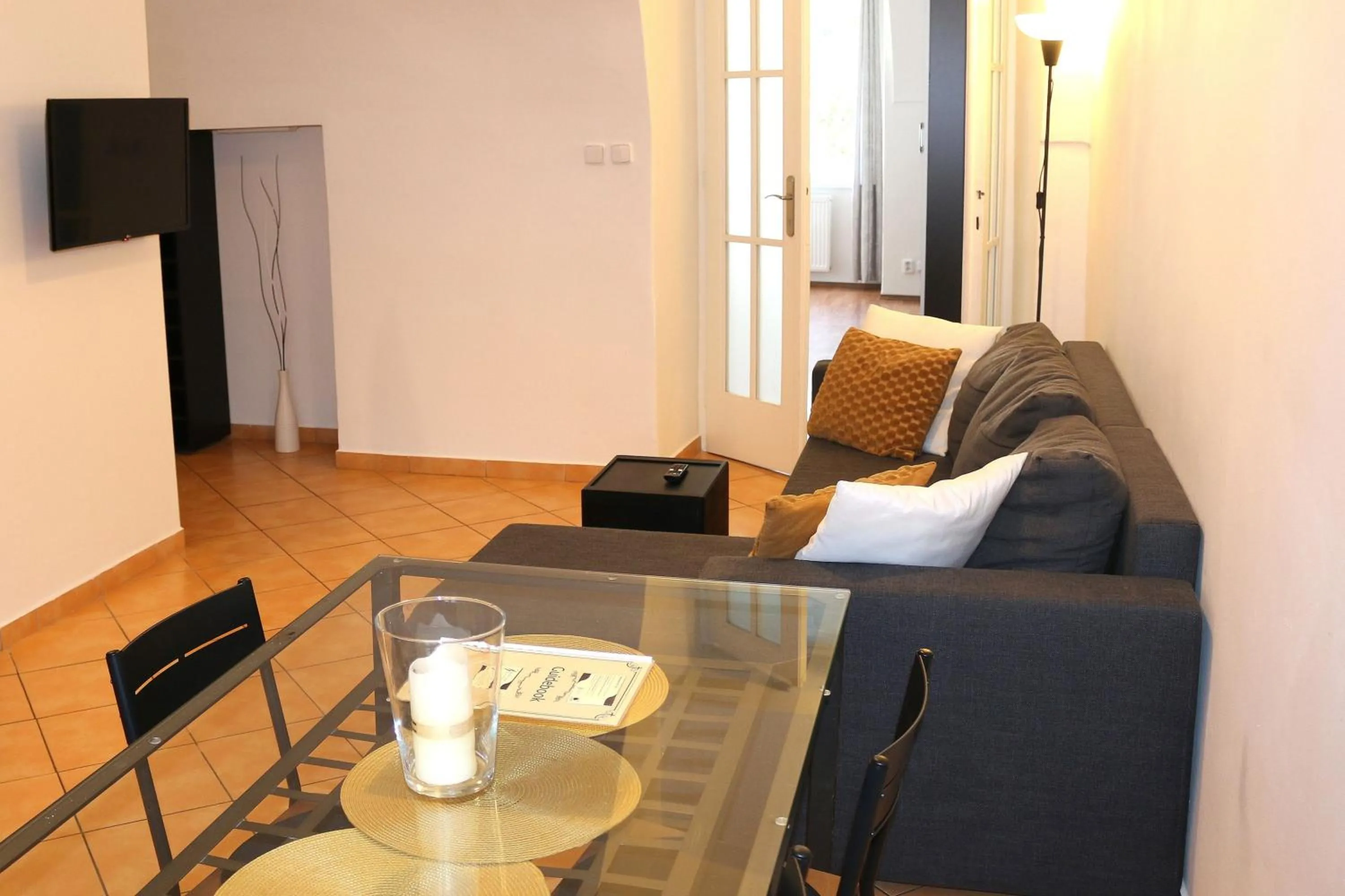 Living room in Betlem Prague Apartments