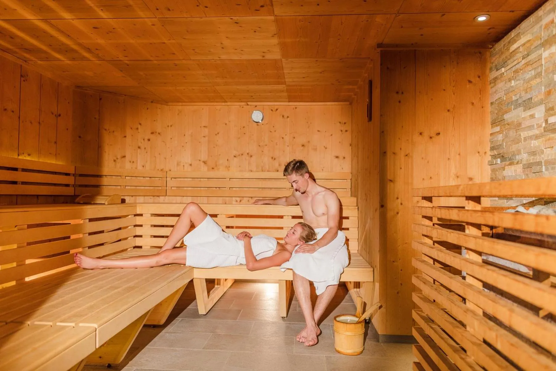 Sauna in Hotel Bergland All Inclusive Top Quality