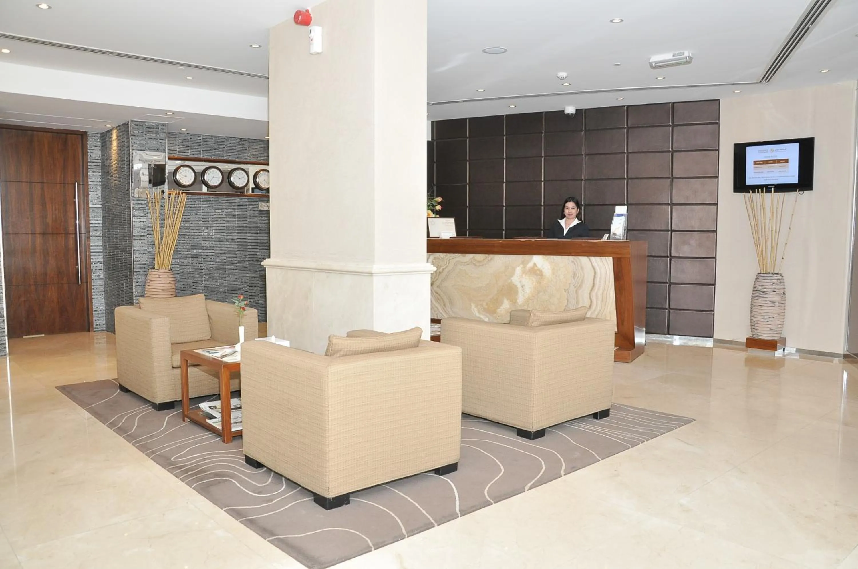 Lobby or reception in Phoenix Plaza Hotel Apartments