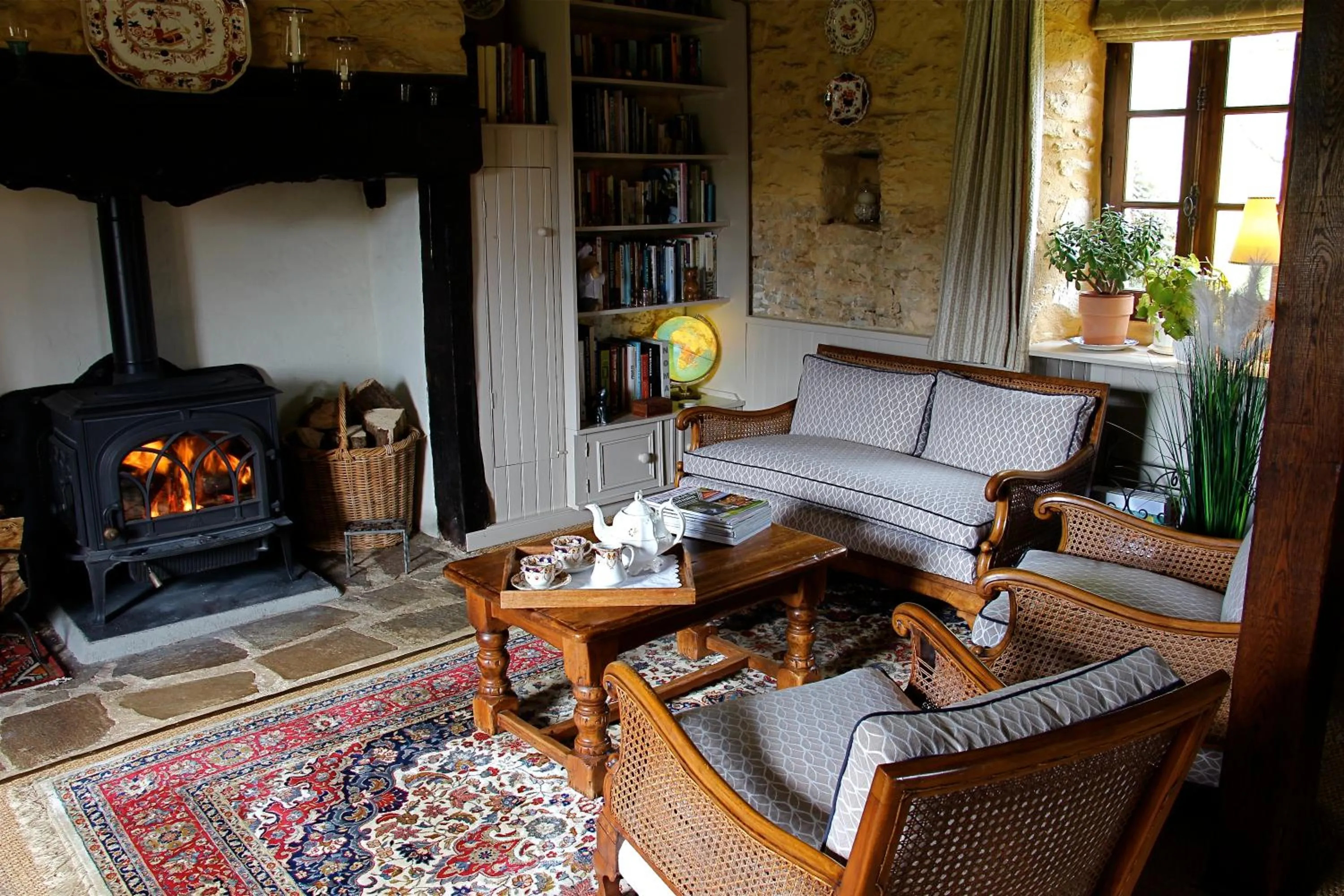 Seating area in La Métairie des Songes
