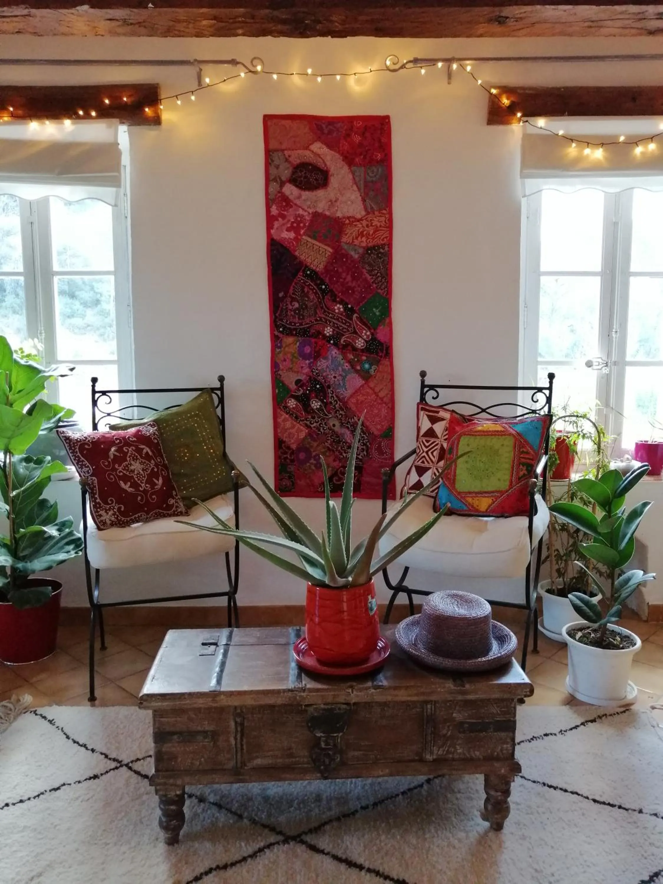 Living room in La Bergerie Du Moulin