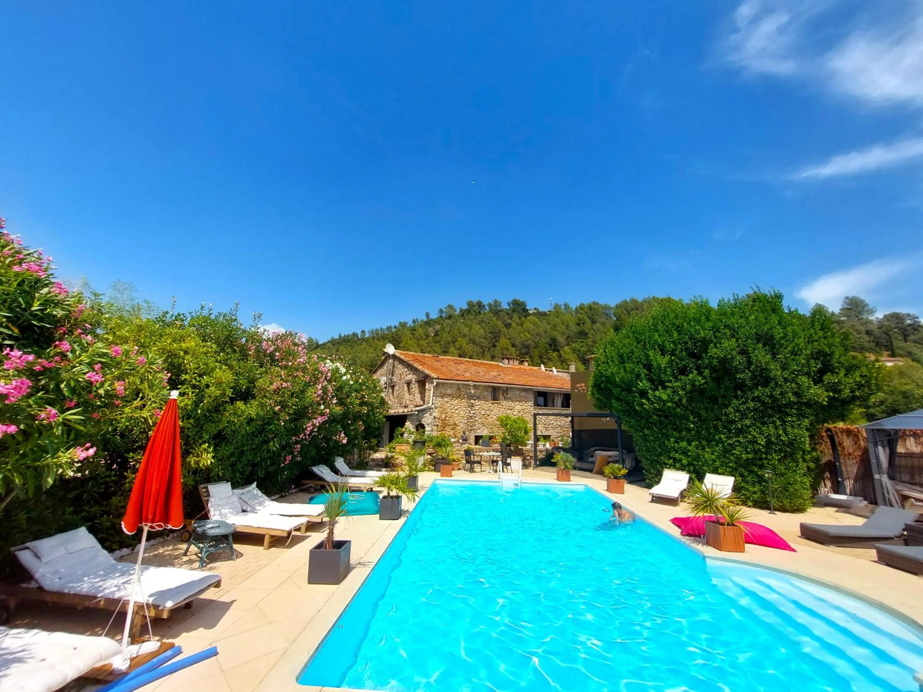 Natural landscape in La Bergerie Du Moulin