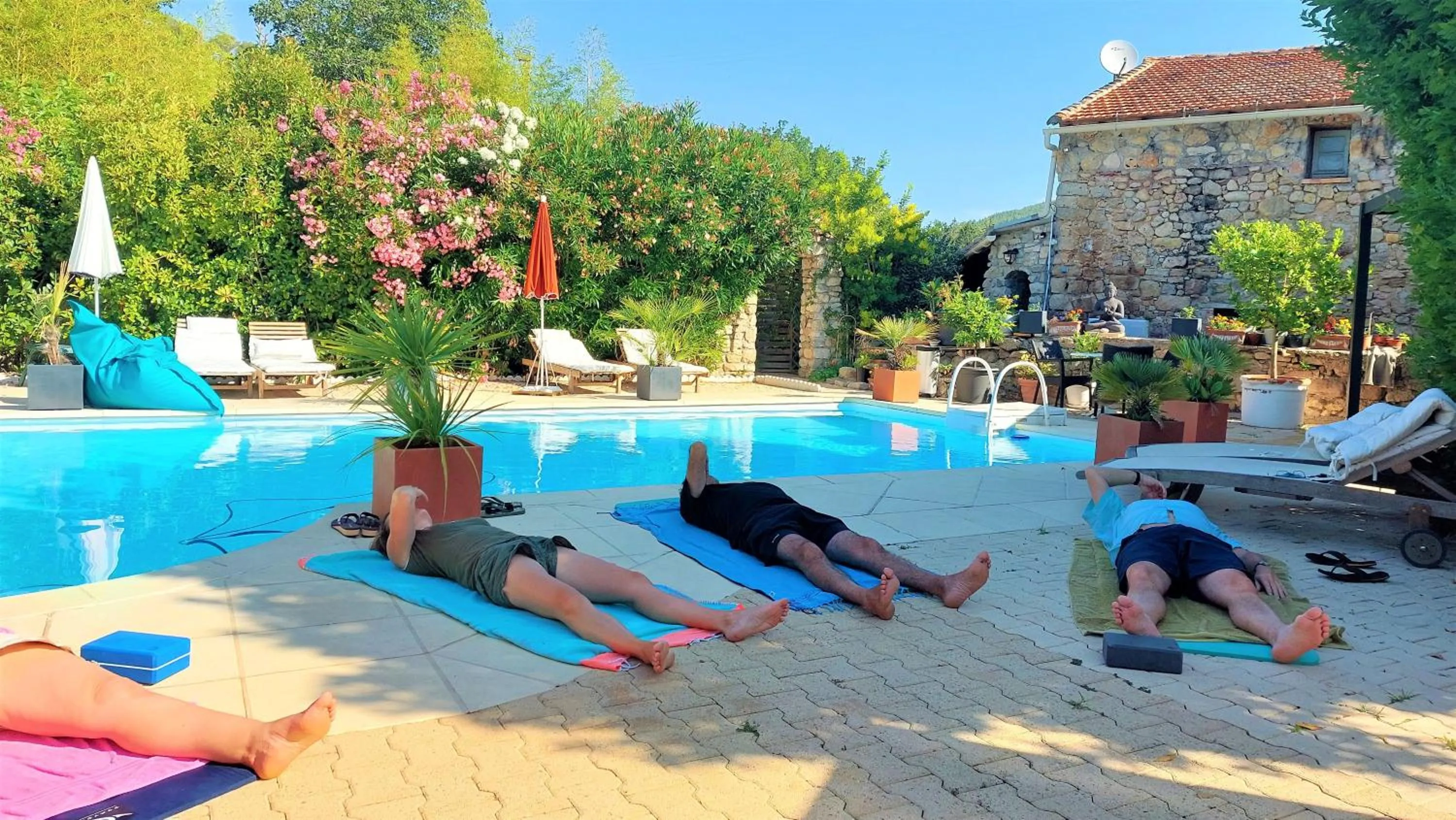 Swimming pool in La Bergerie Du Moulin