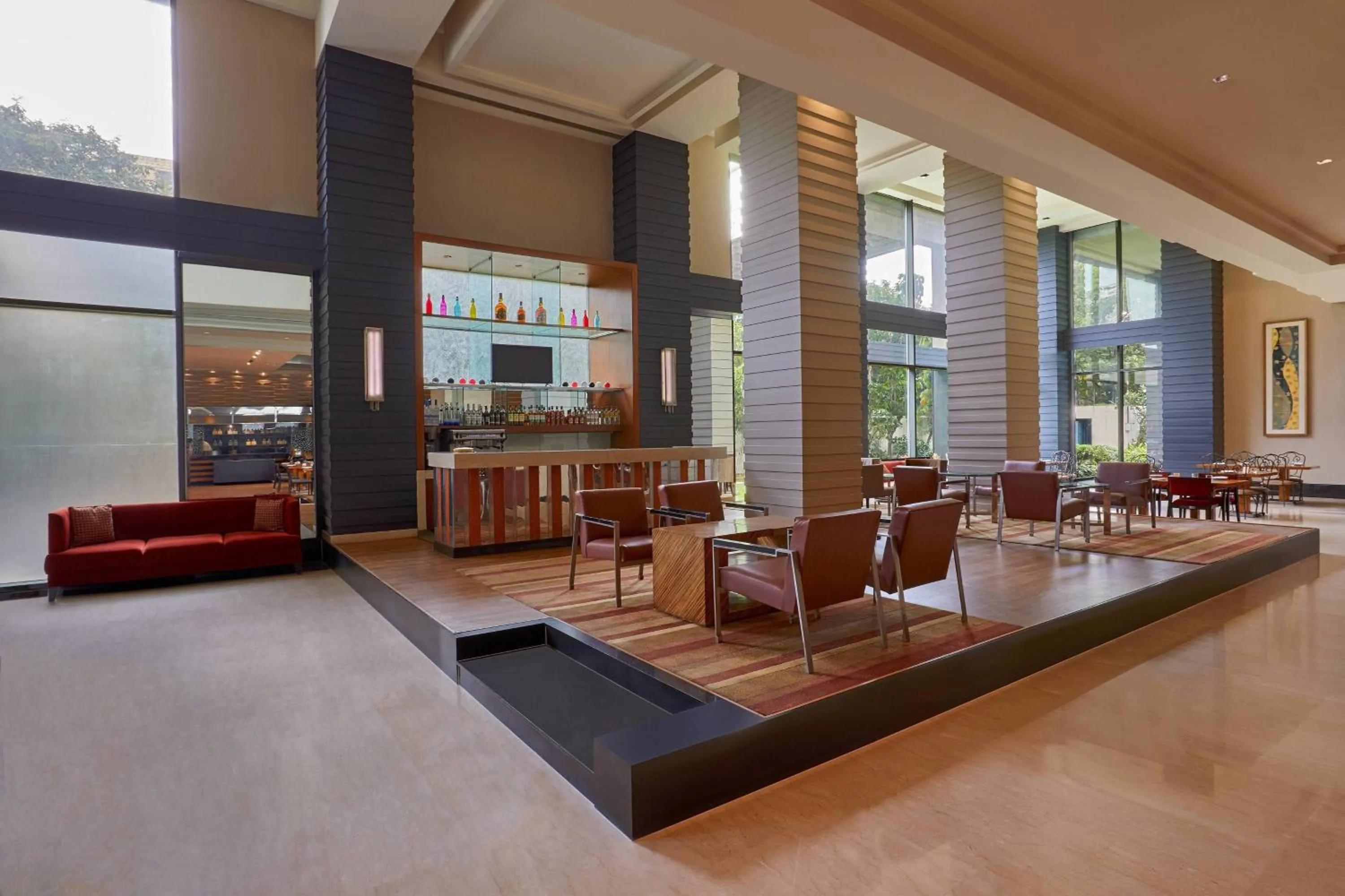 Lounge or bar in Courtyard by Marriott Hyderabad
