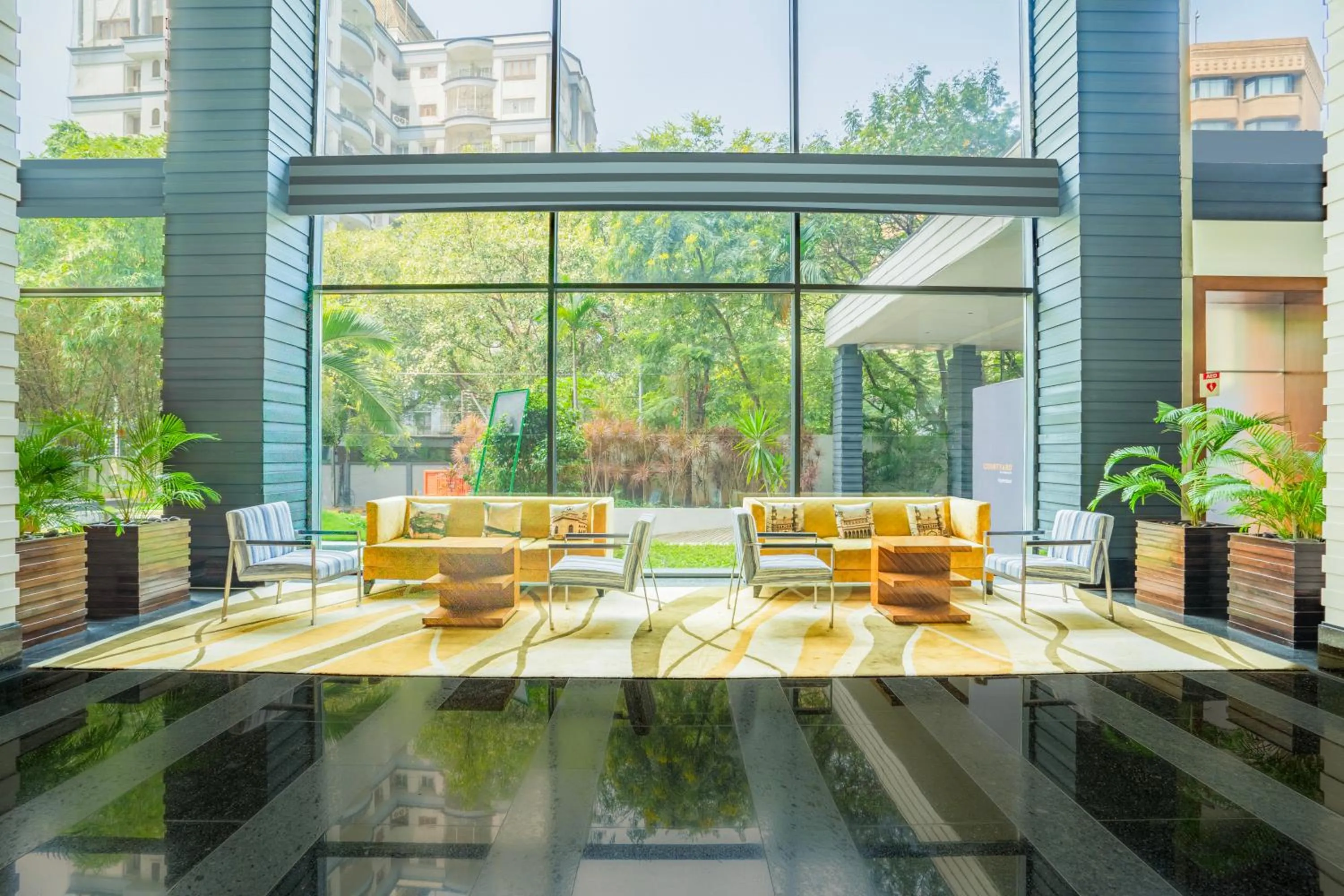 Lobby or reception in Courtyard by Marriott Hyderabad