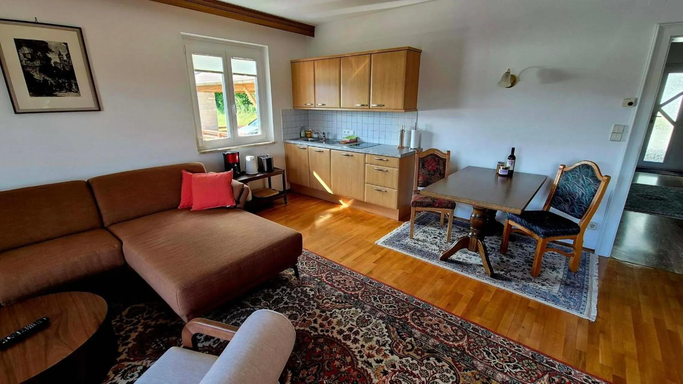 Kitchen or kitchenette in Haus Kraller-Urlaub mit Seeblick