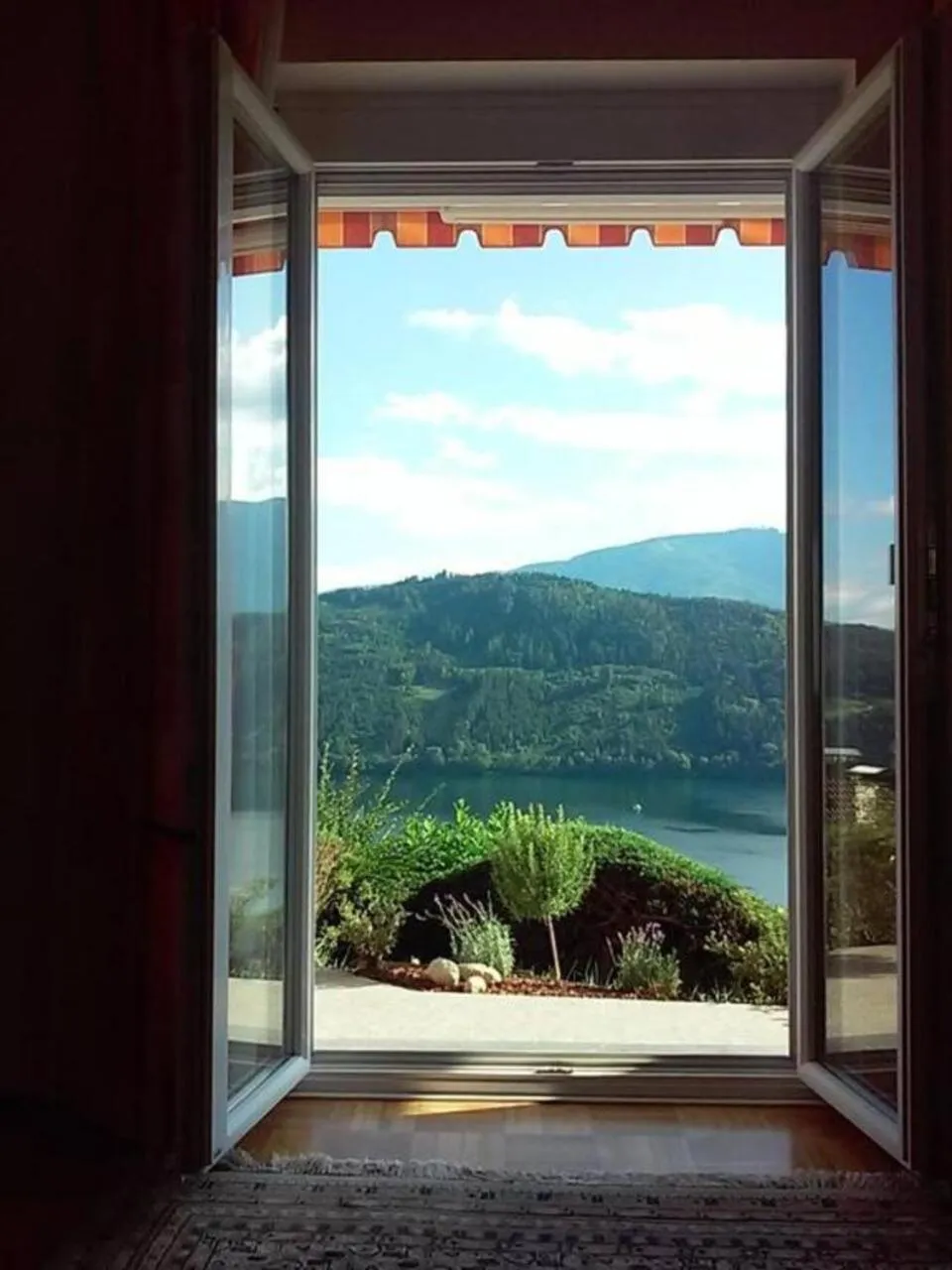 Balcony/Terrace in Haus Kraller-Urlaub mit Seeblick