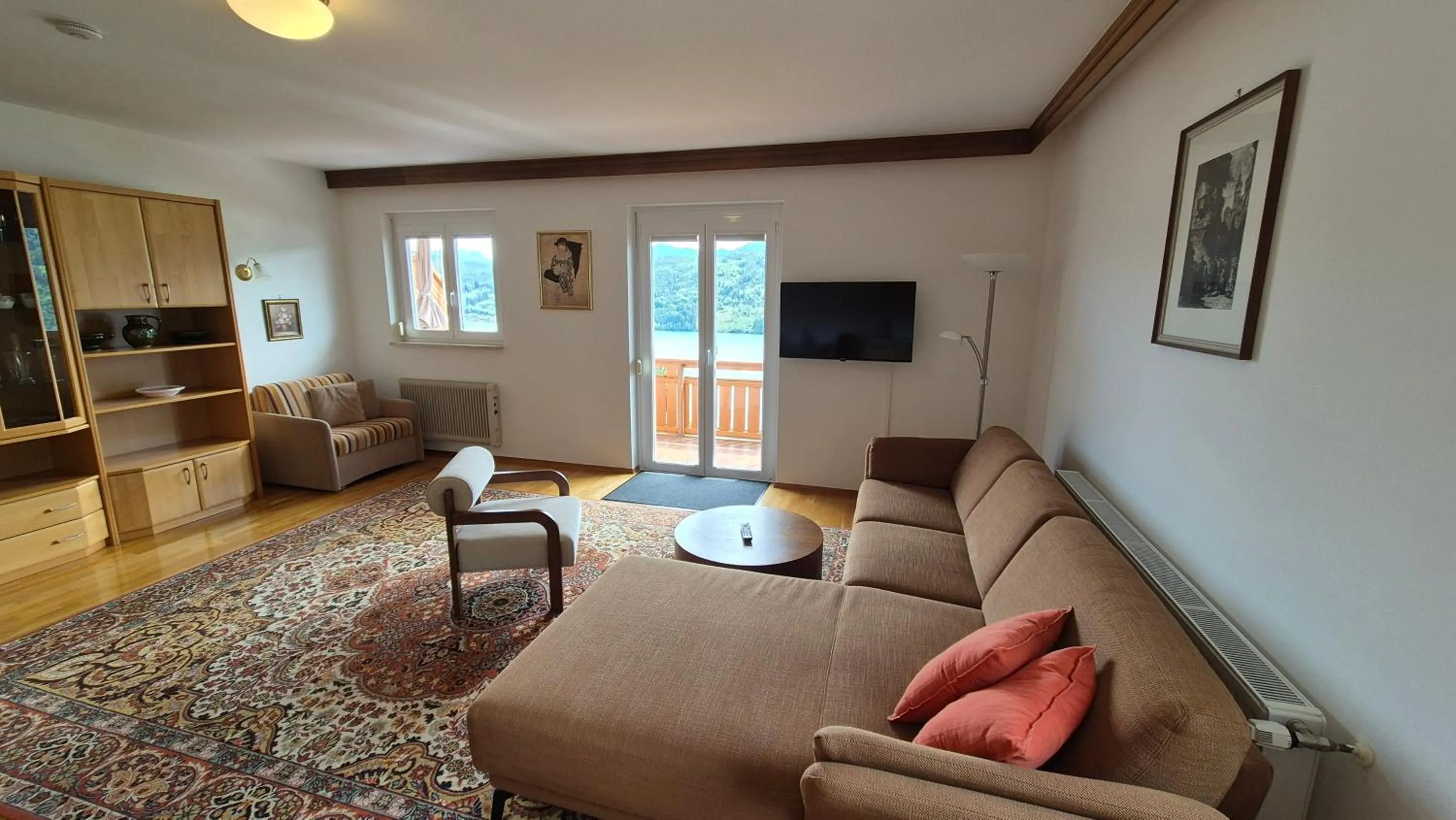 Living room in Haus Kraller-Urlaub mit Seeblick