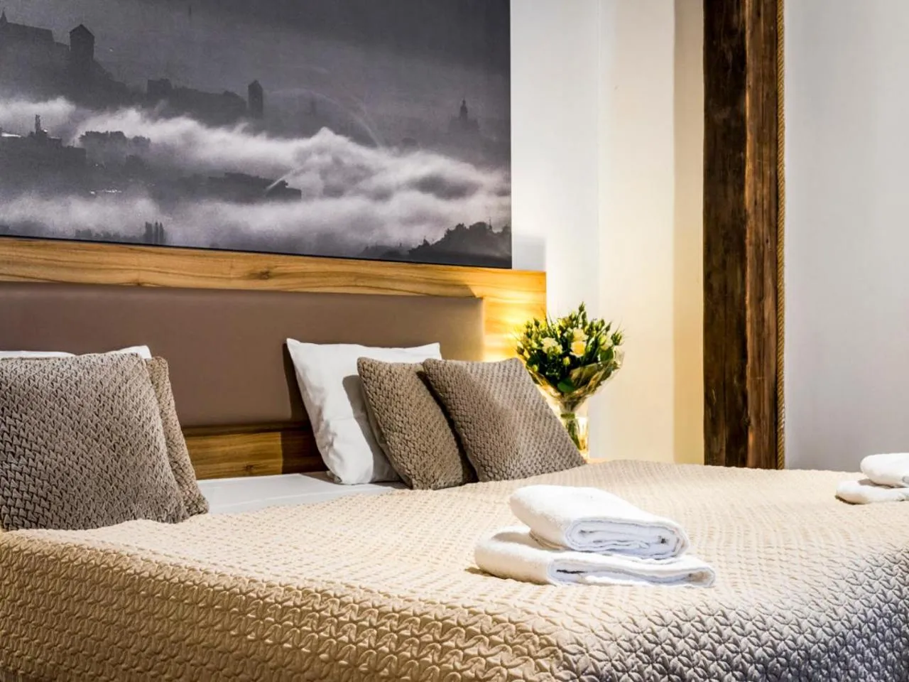 Bed in Aparthotel Pergamin