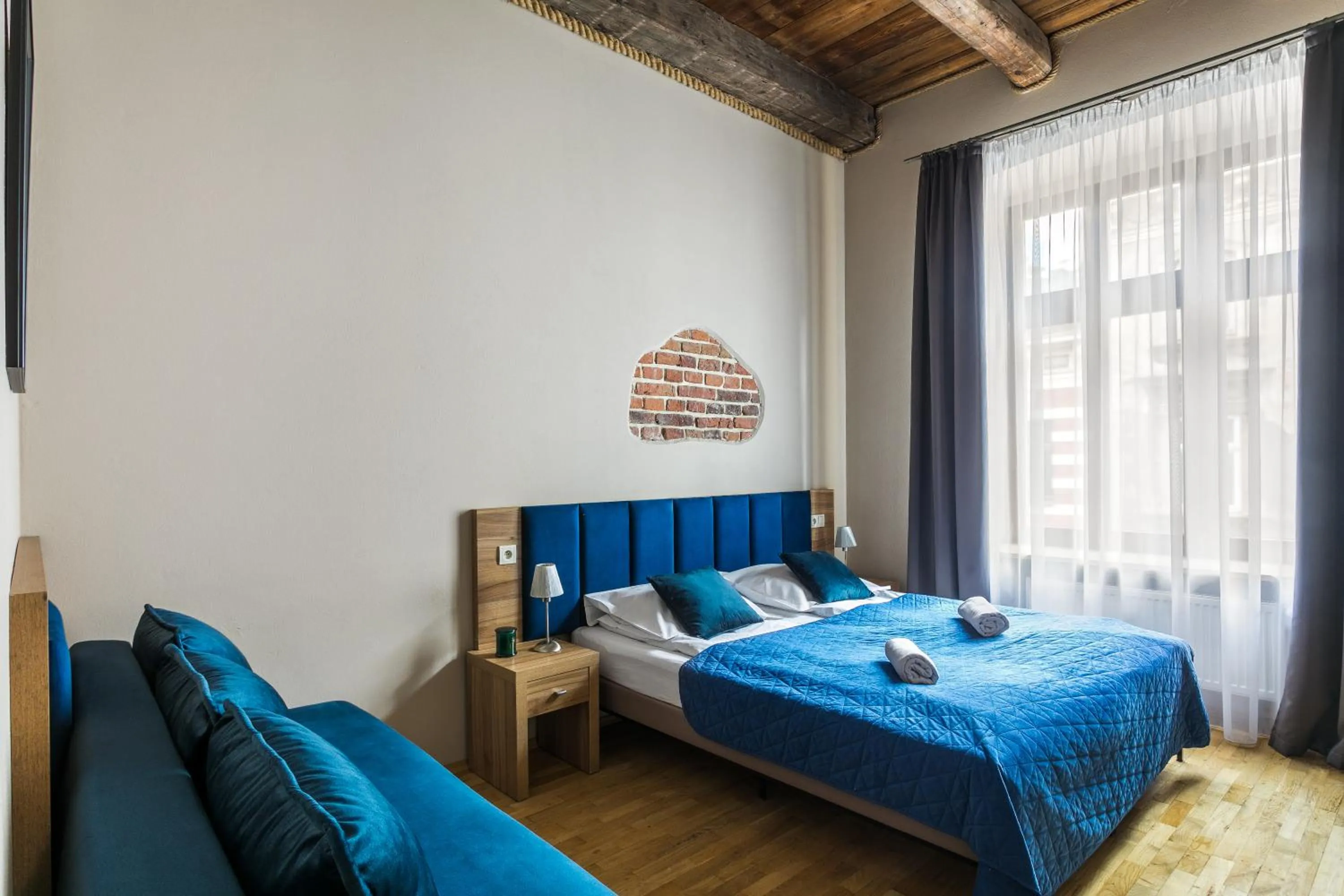 Bed in Aparthotel Pergamin