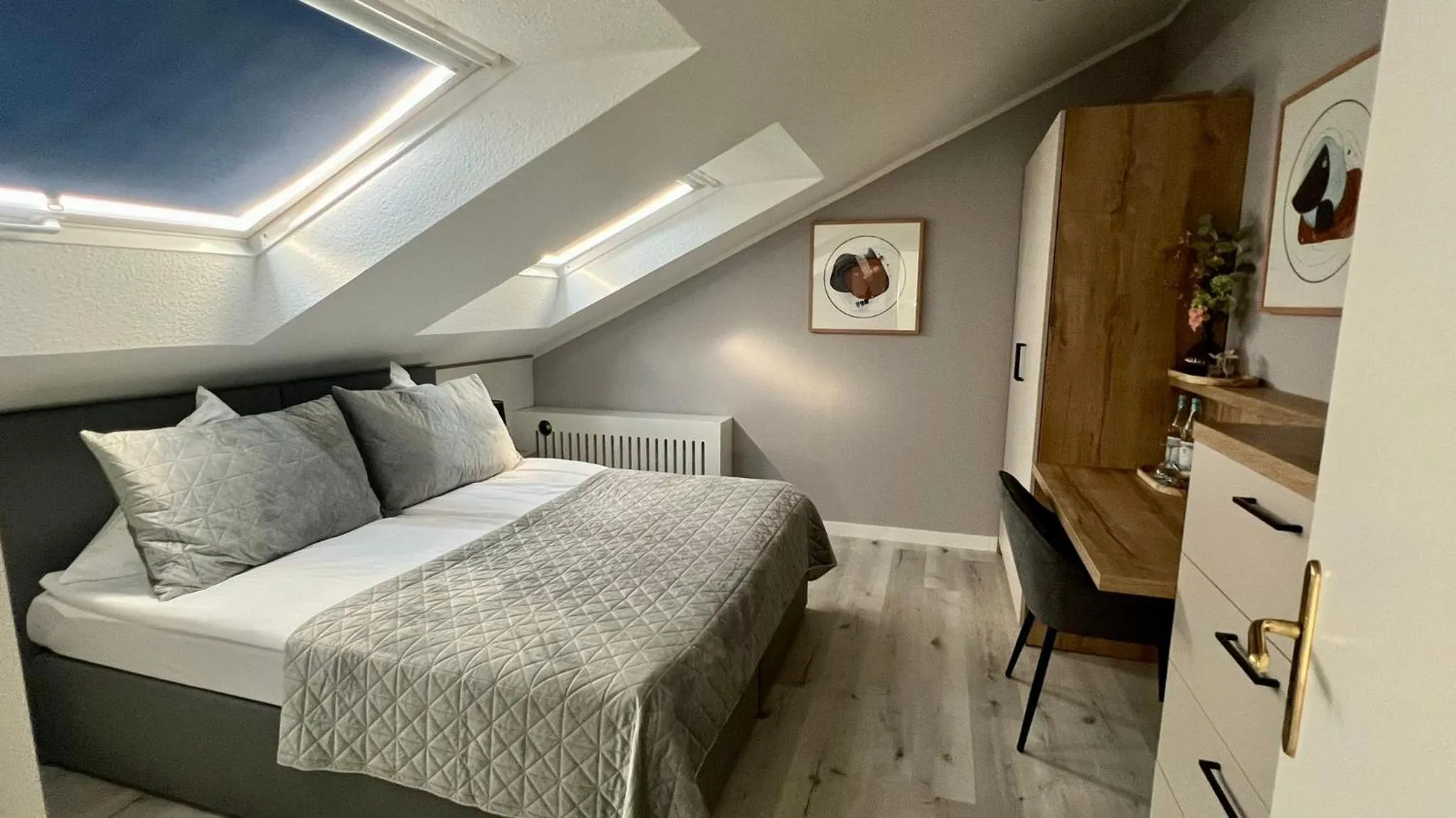 Bed in Hotel Victoria