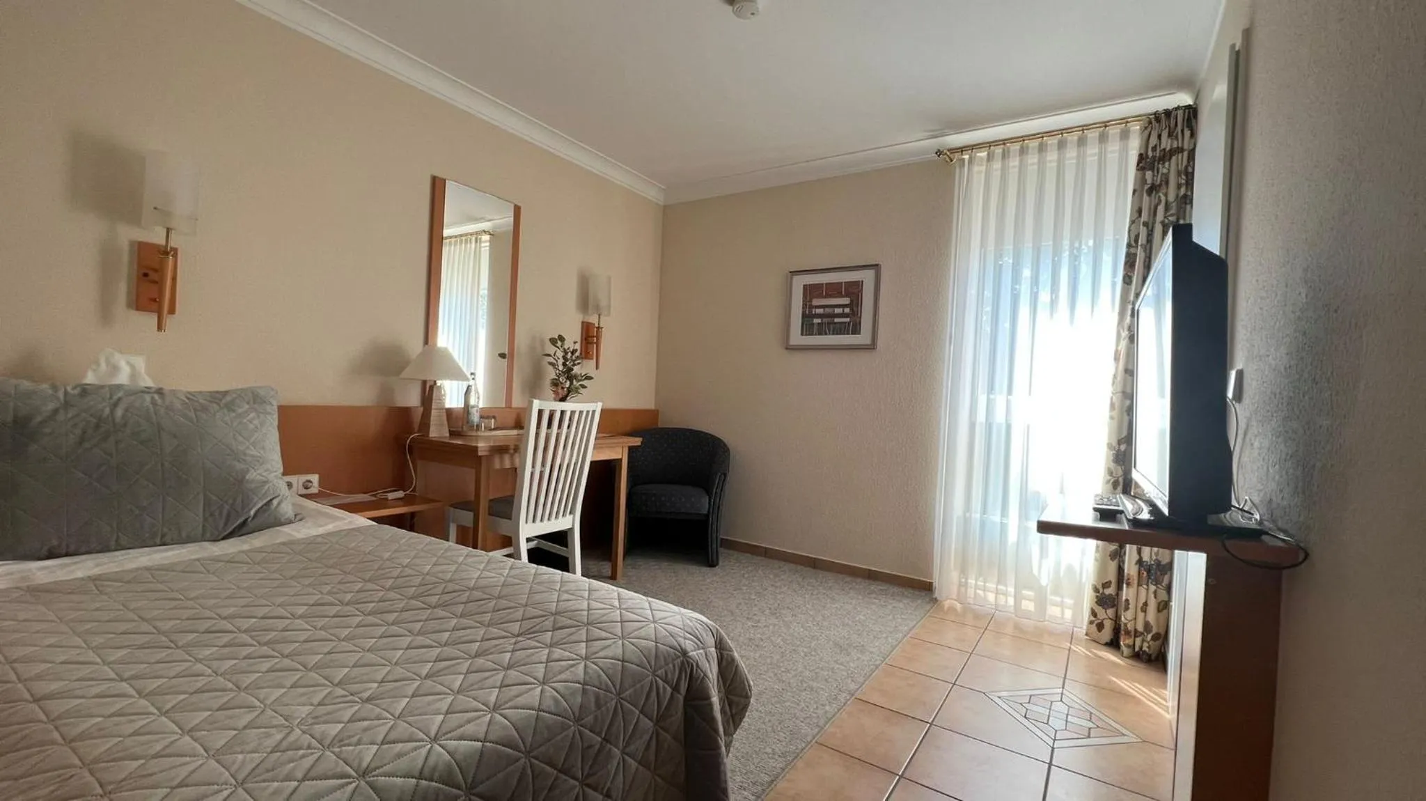 Bed in Hotel Victoria