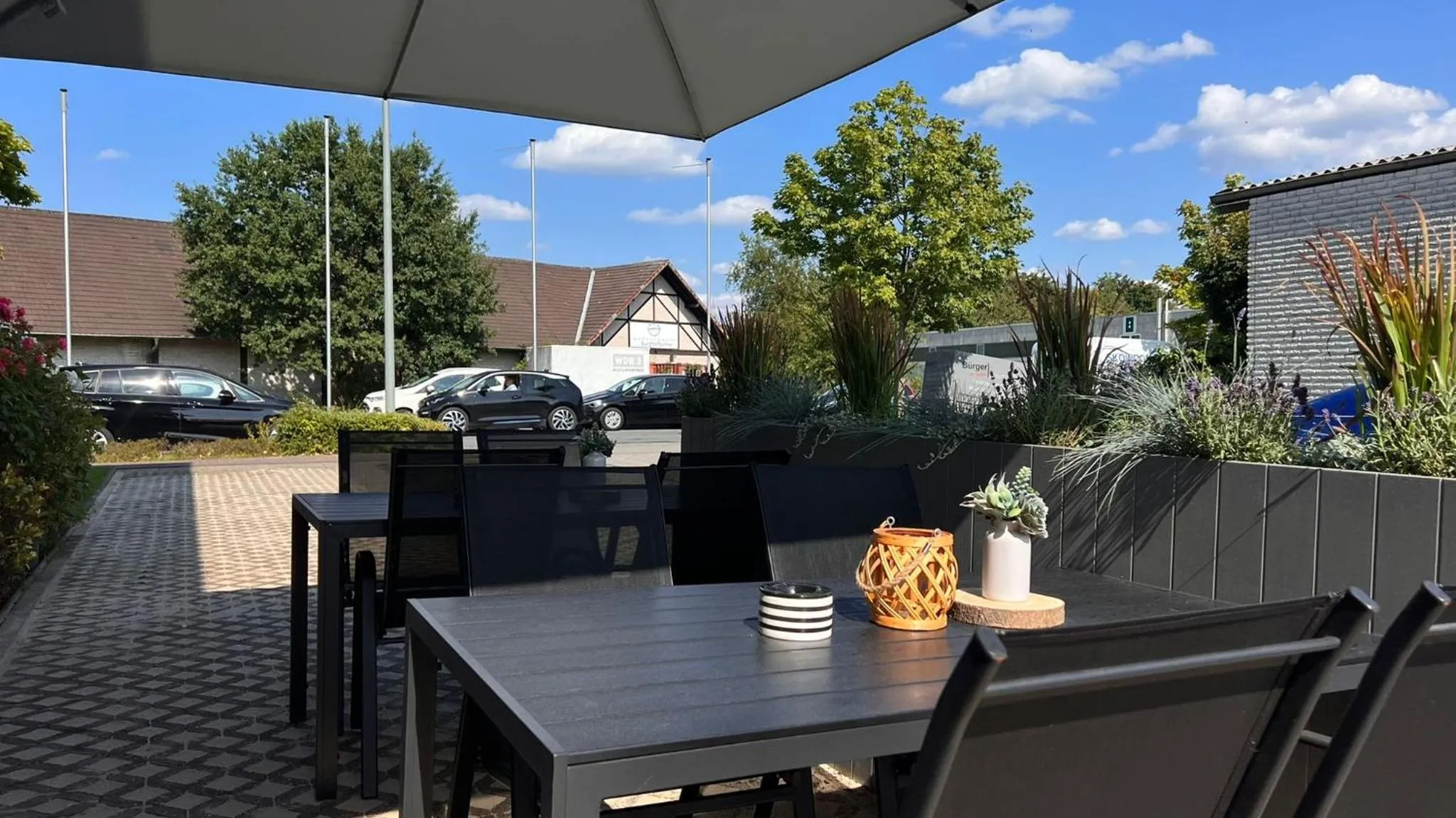 Patio in Hotel Victoria