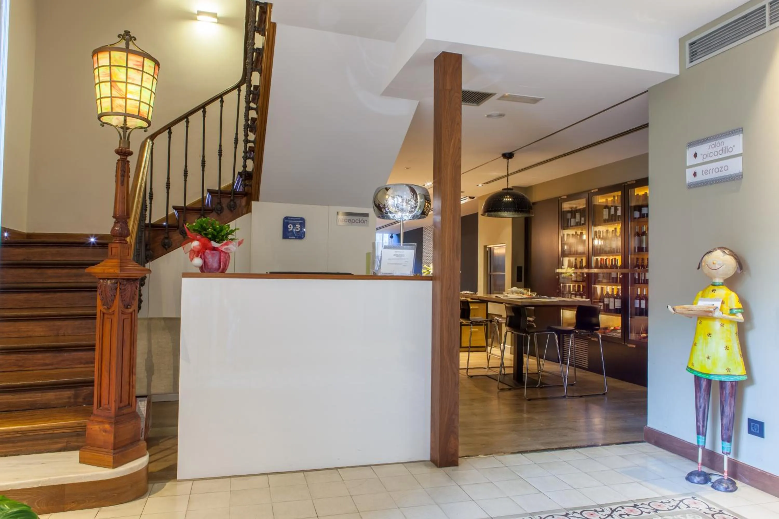 Lobby or reception in Hotel San Miguel