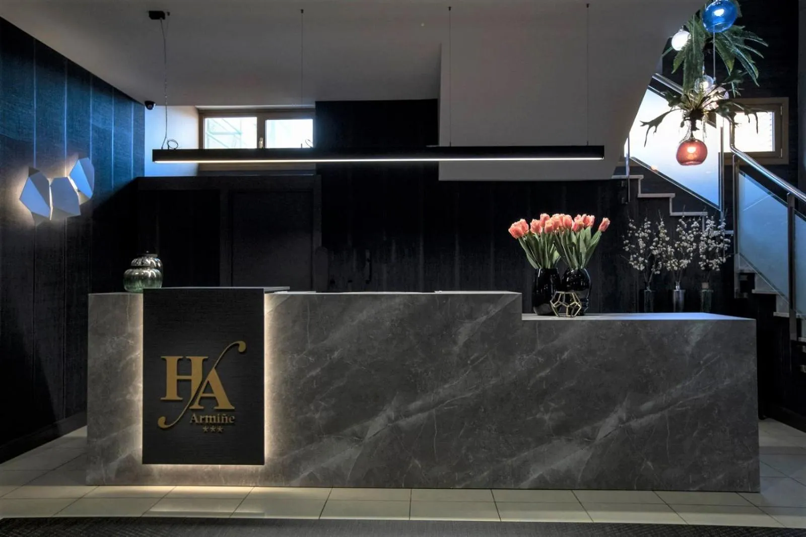 Lobby or reception in Hotel Armiñe