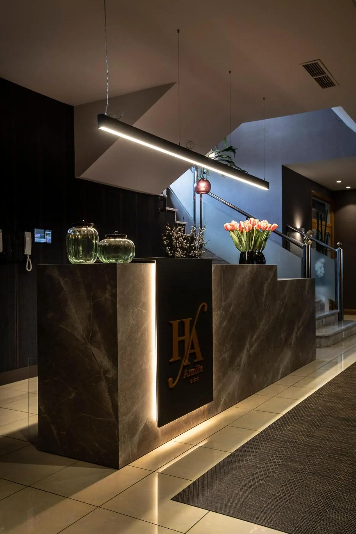 Lobby or reception in Hotel Armiñe