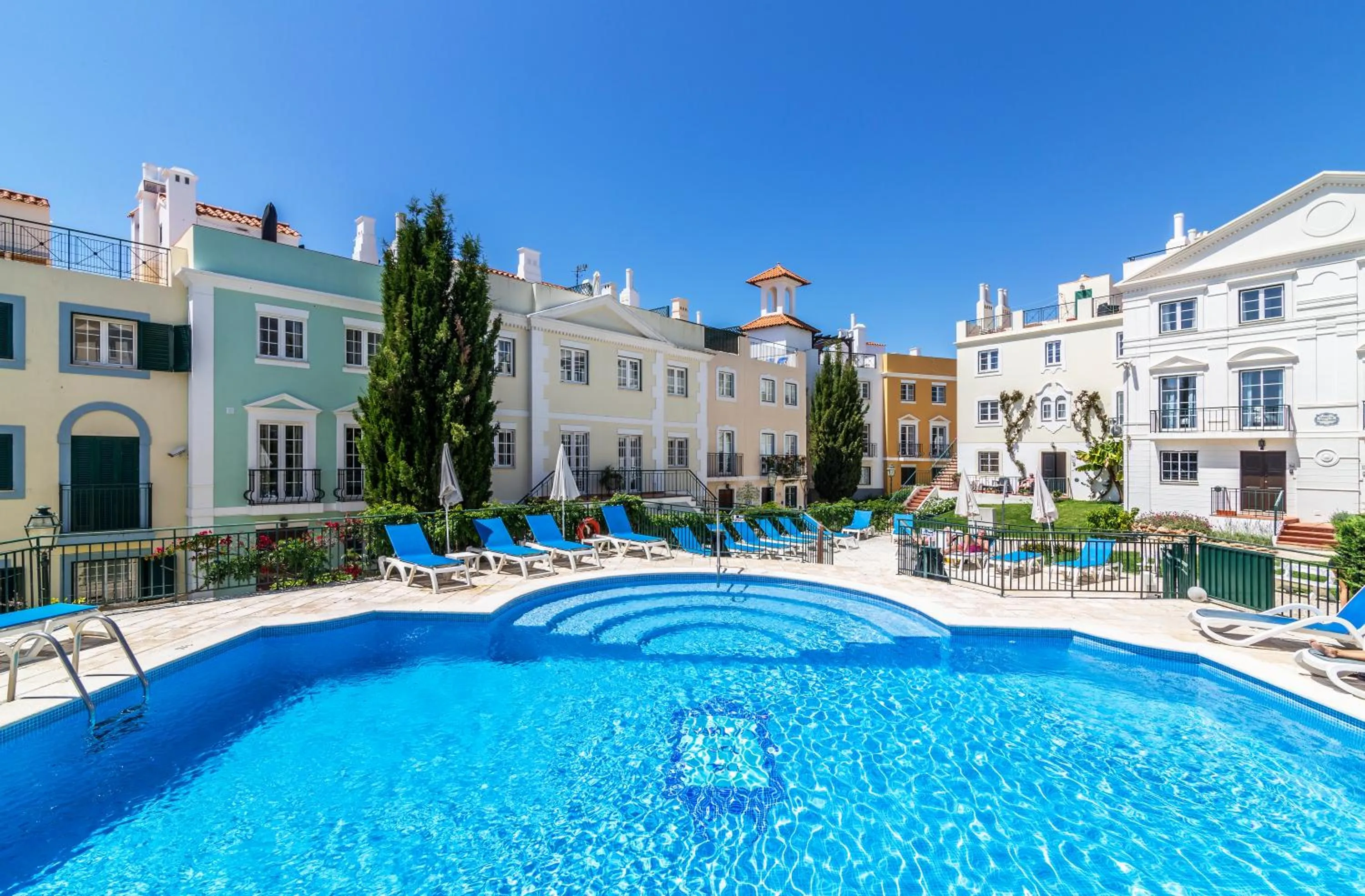 Pool view in The Old Village, Prestige and Solar by Village 4U