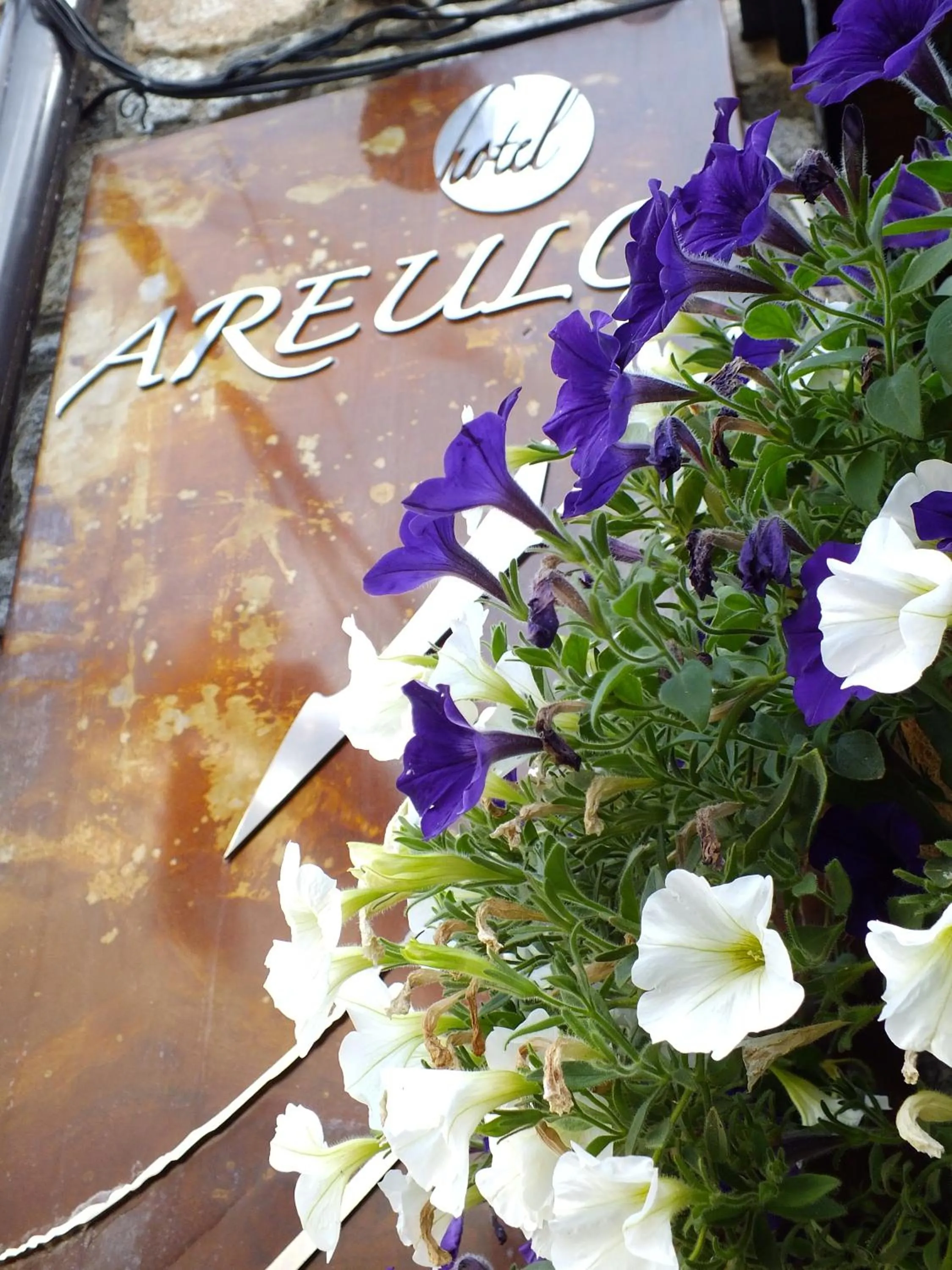 Property logo or sign in Hotel Areulo