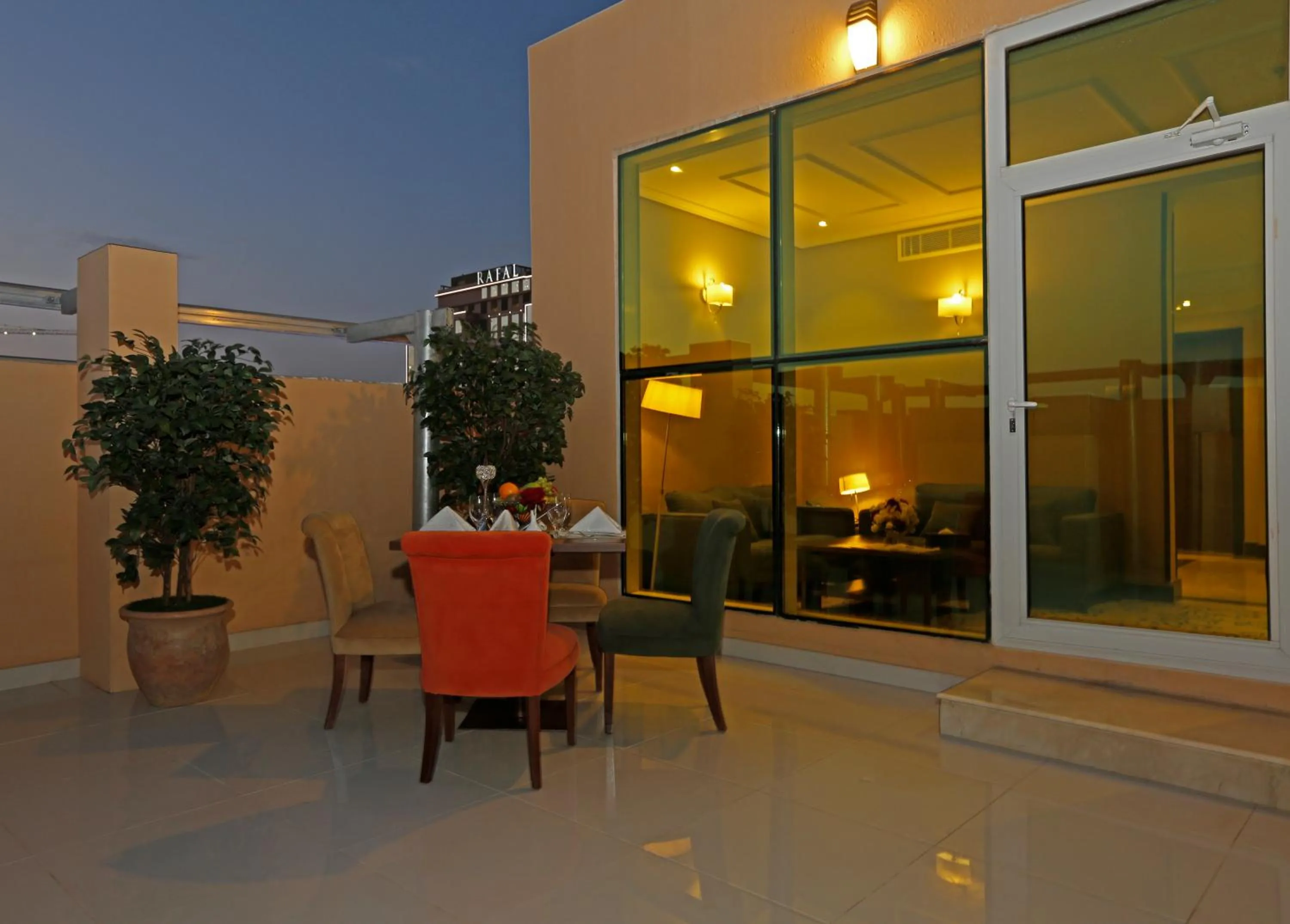 Balcony/Terrace in Swiss Flora Inn Hotel Riyadh