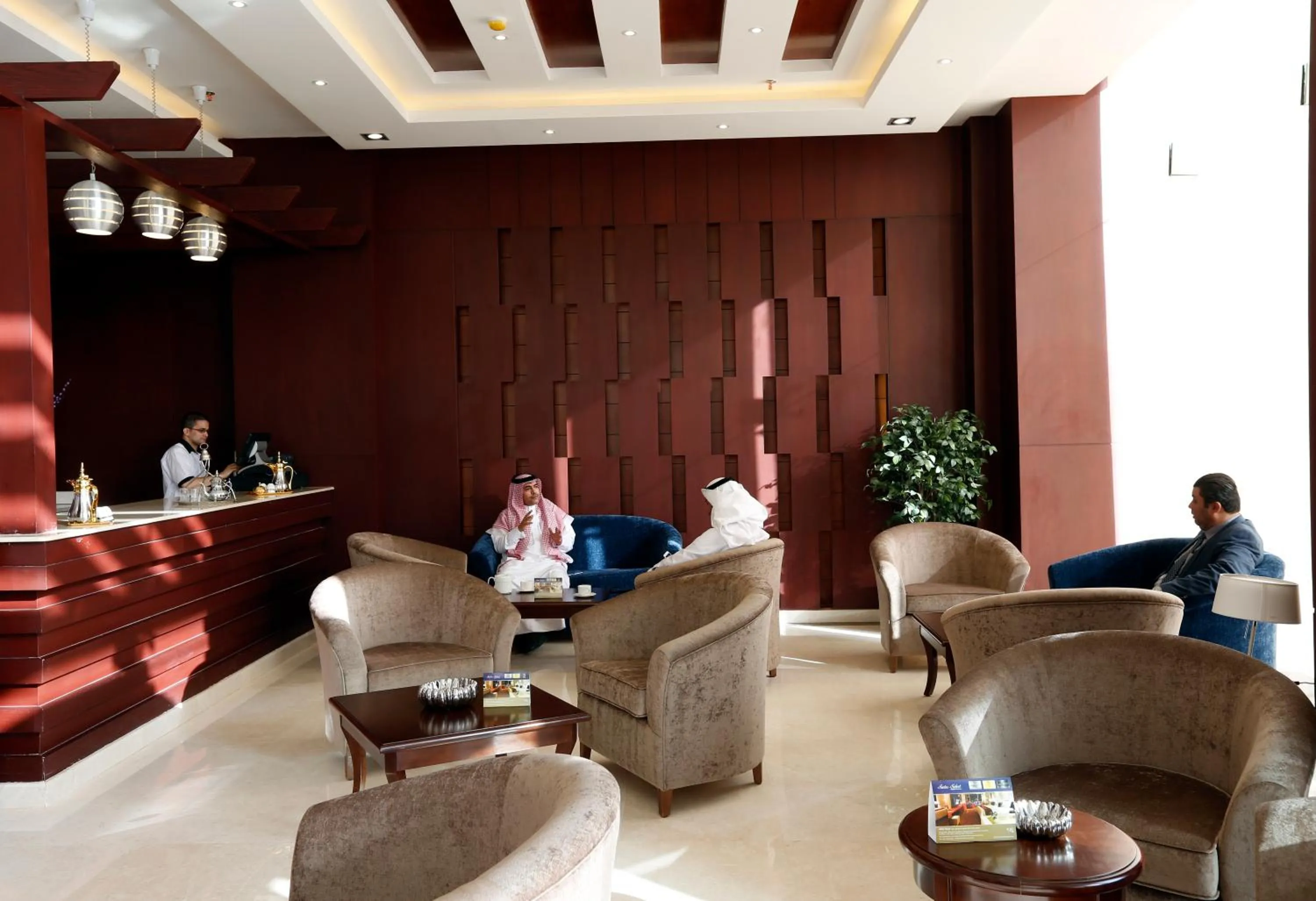 People in Swiss Flora Inn Hotel Riyadh