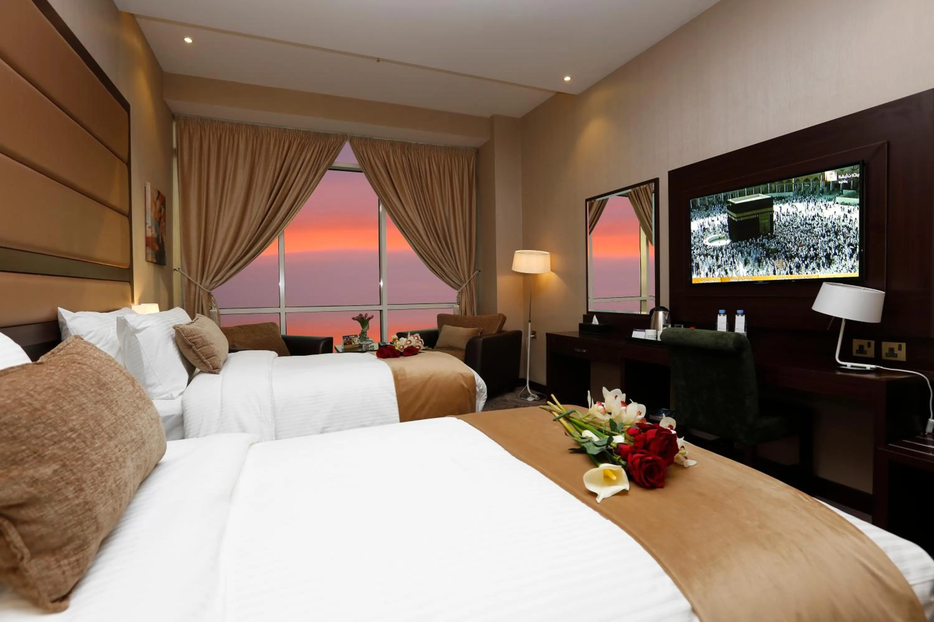 Bed in Swiss Flora Inn Hotel Riyadh