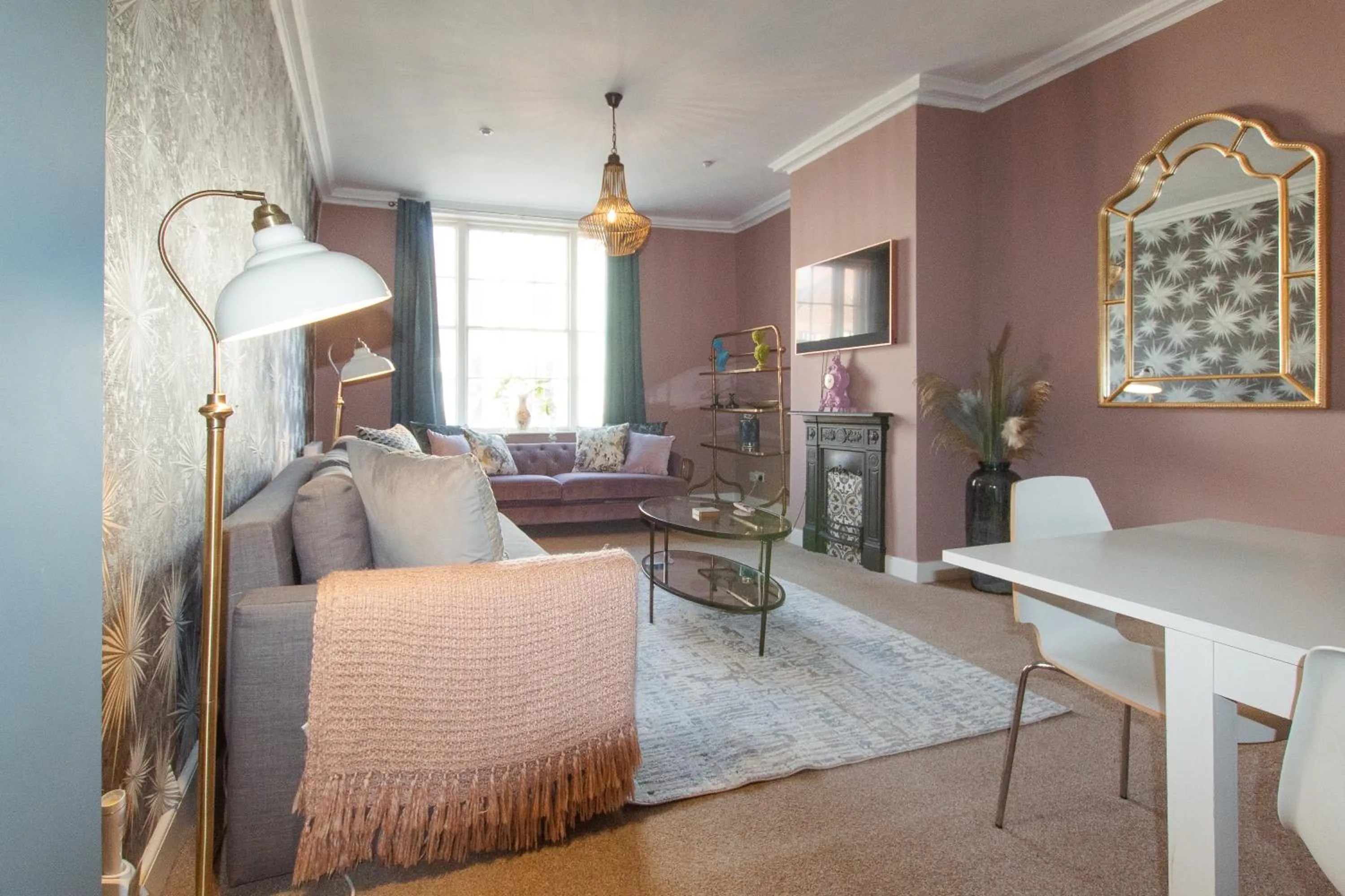 Living room in Built 1804 Caldecott Town House On The Rows by Rework Accommodation