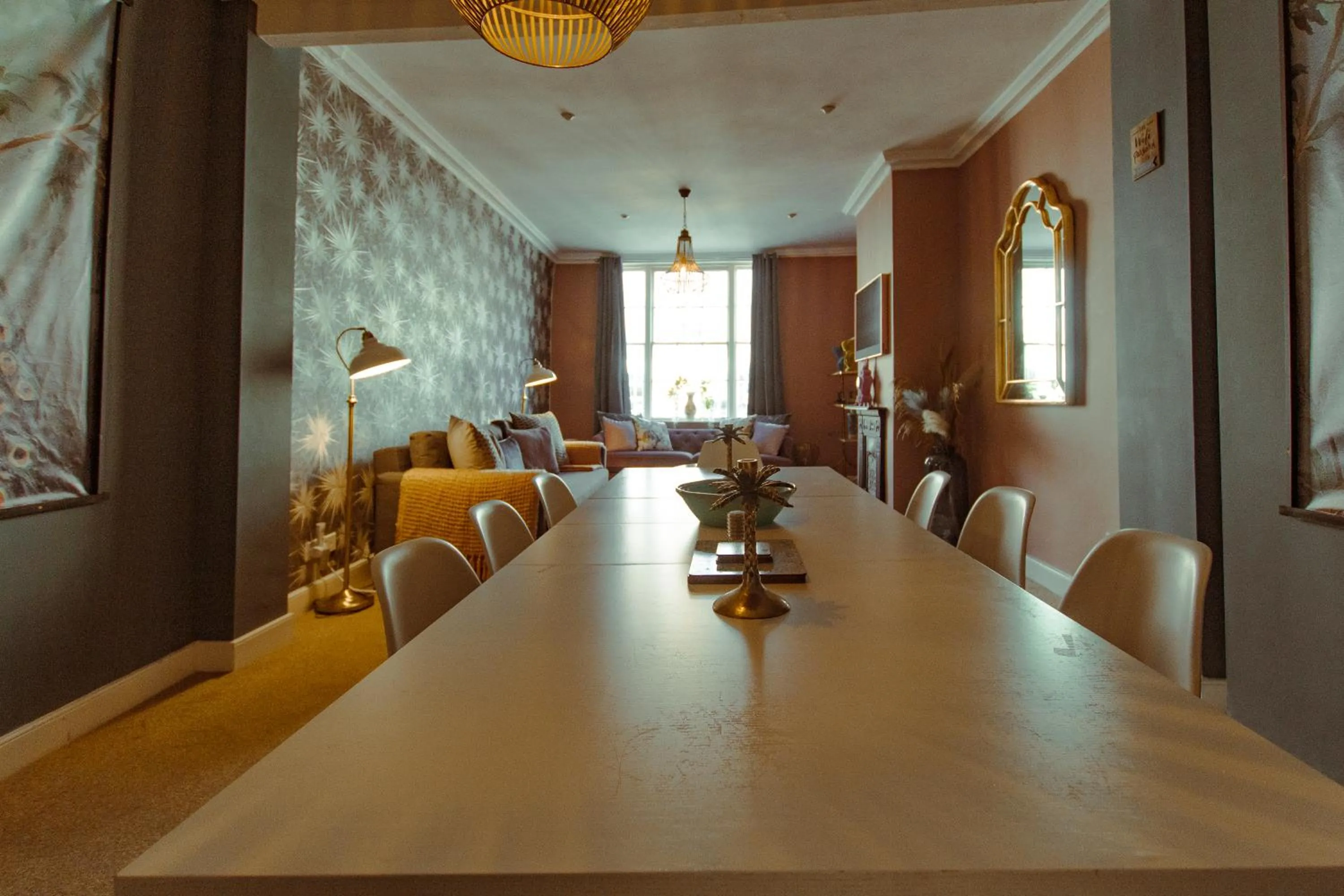 Living room in Built 1804 Caldecott Town House On The Rows by Rework Accommodation