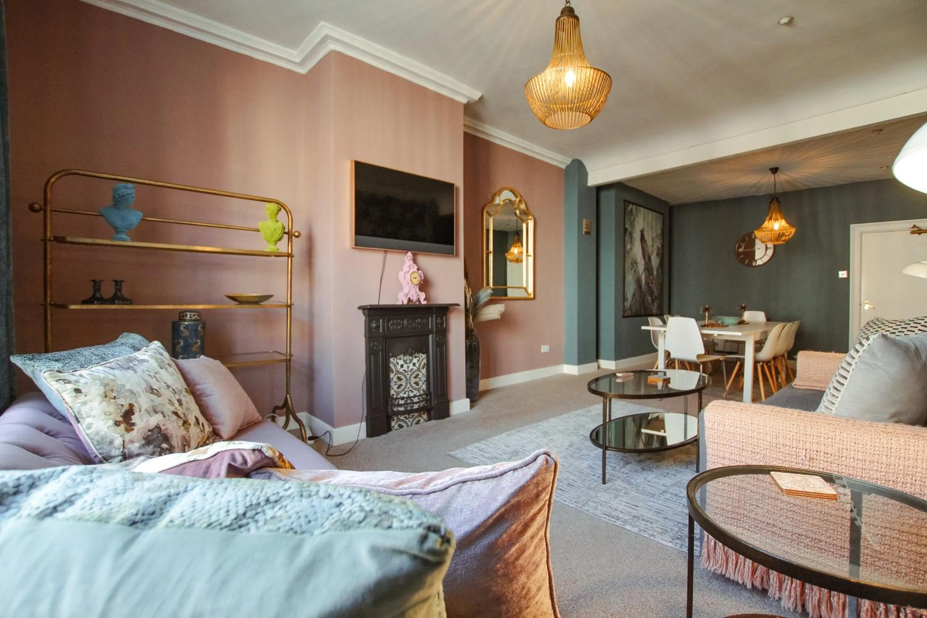 TV and multimedia in Built 1804 Caldecott Town House On The Rows by Rework Accommodation