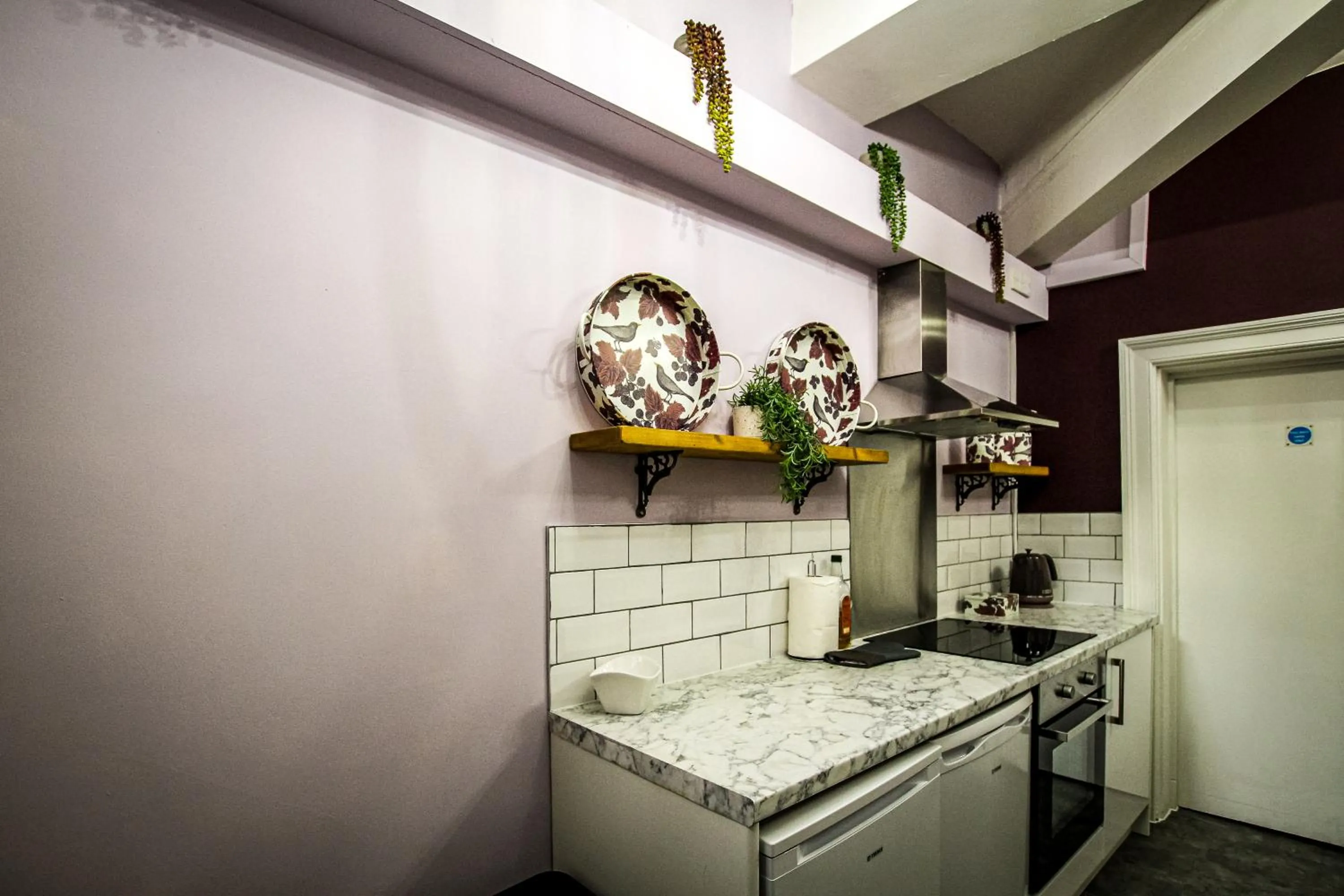 stove in Built 1804 Caldecott Town House On The Rows by Rework Accommodation