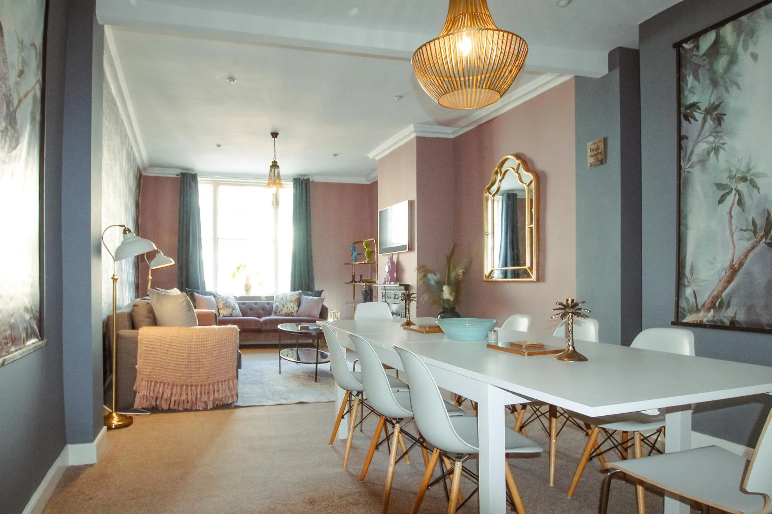 Living room in Built 1804 Caldecott Town House On The Rows by Rework Accommodation