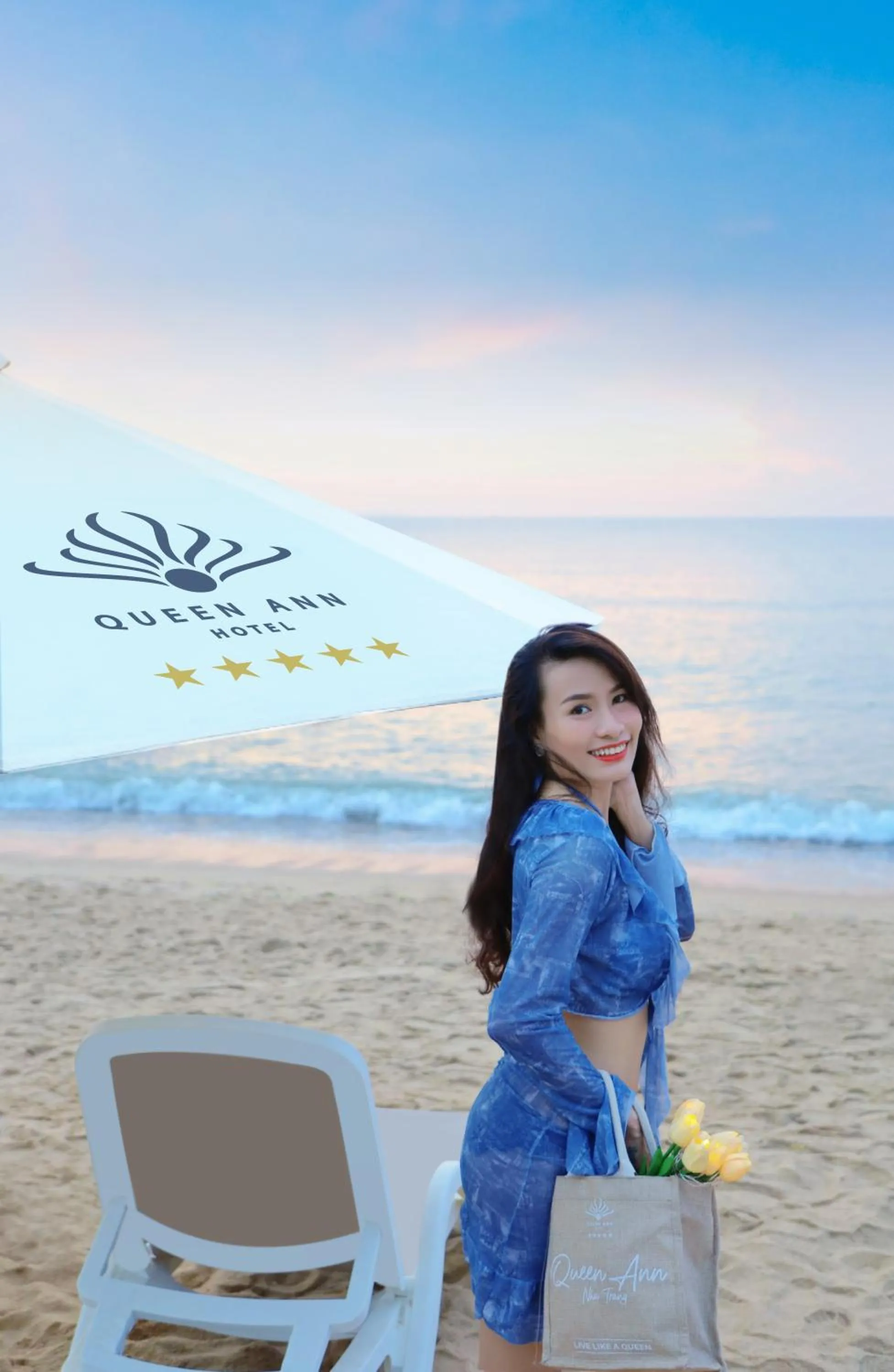 Beach in Queen Ann Nha Trang Hotel