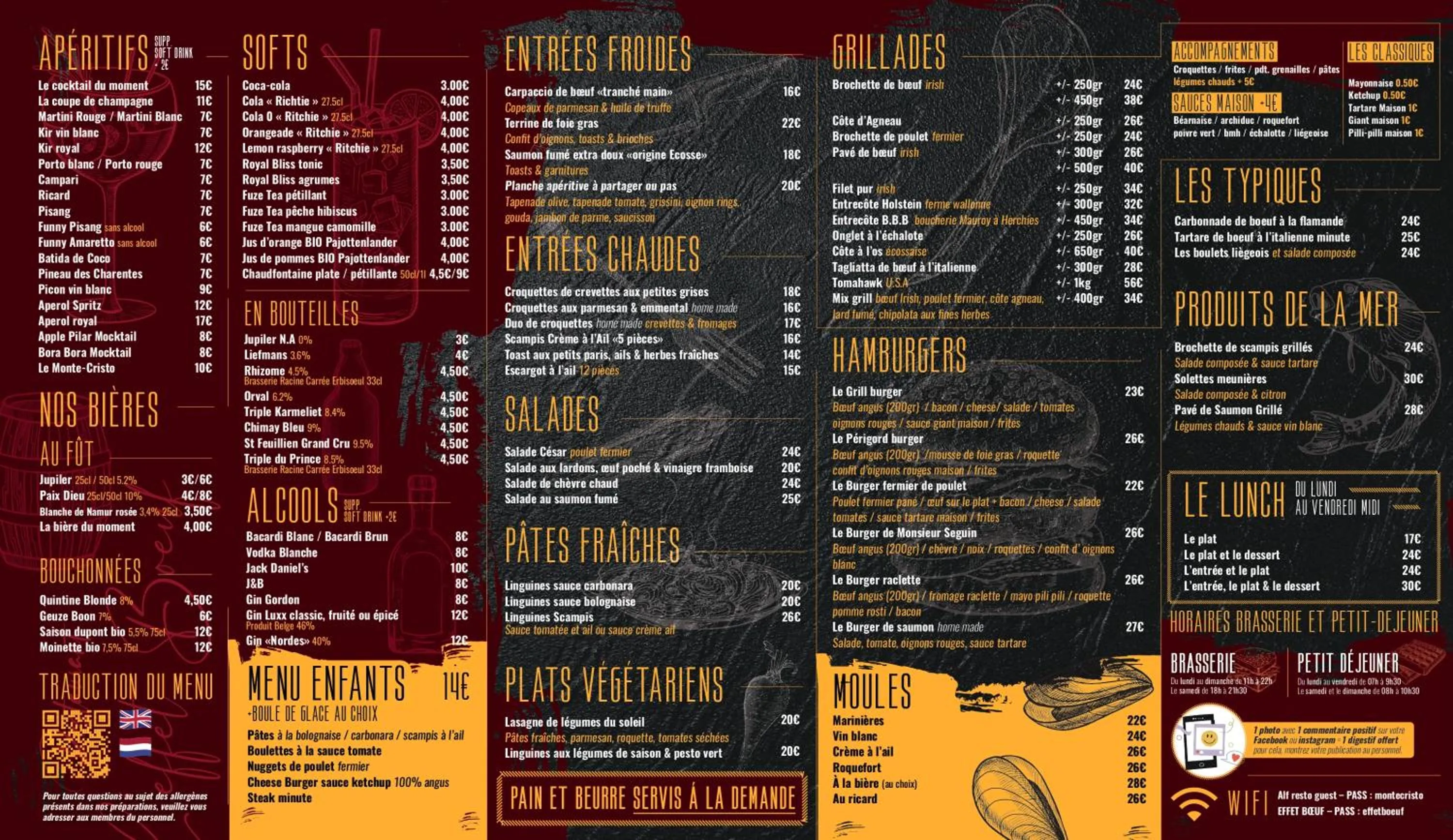 Restaurant/places to eat in Boutique Hôtel Le Monte-Cristo