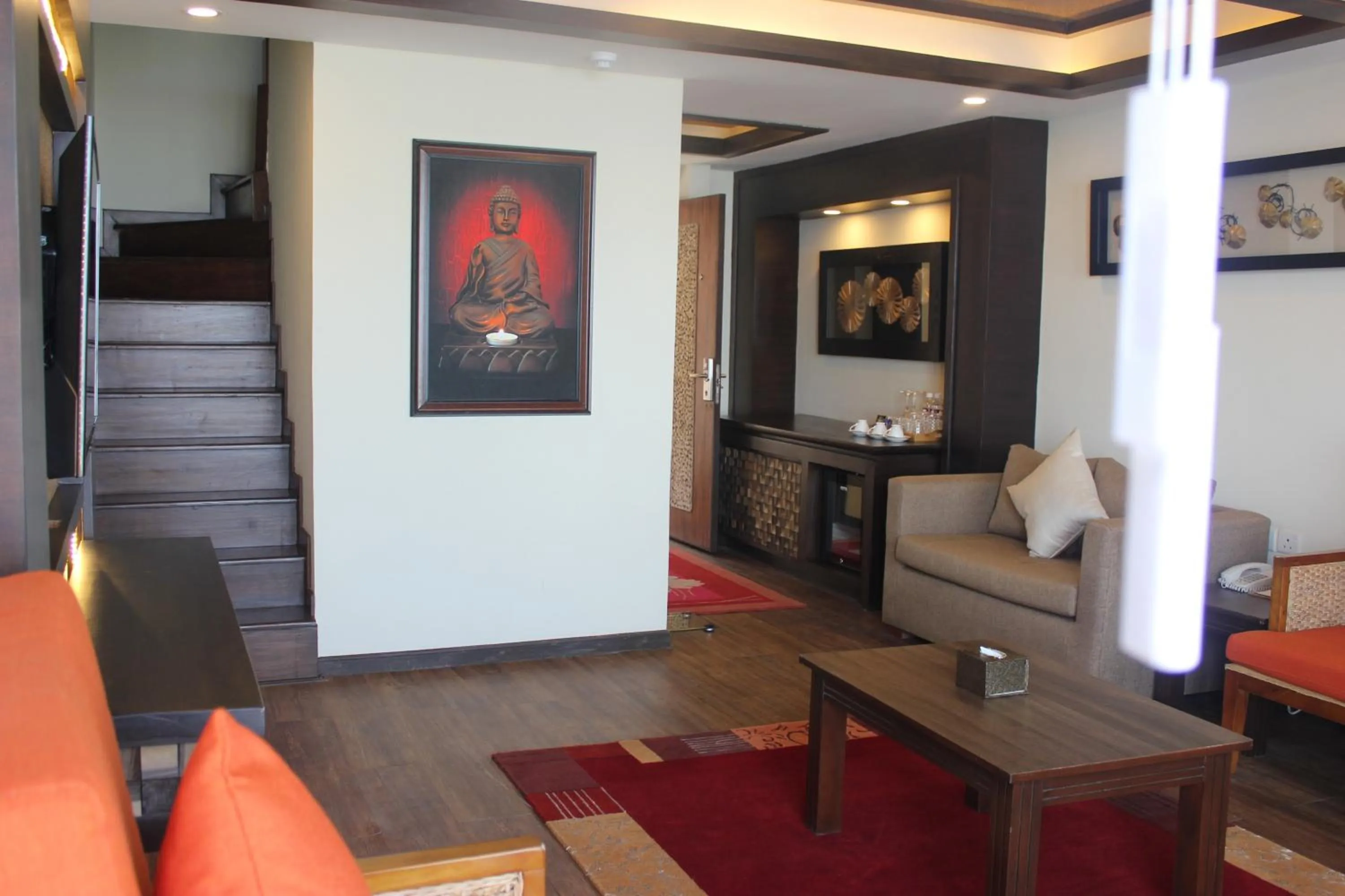 Living room in Hotel Mystic Mountain