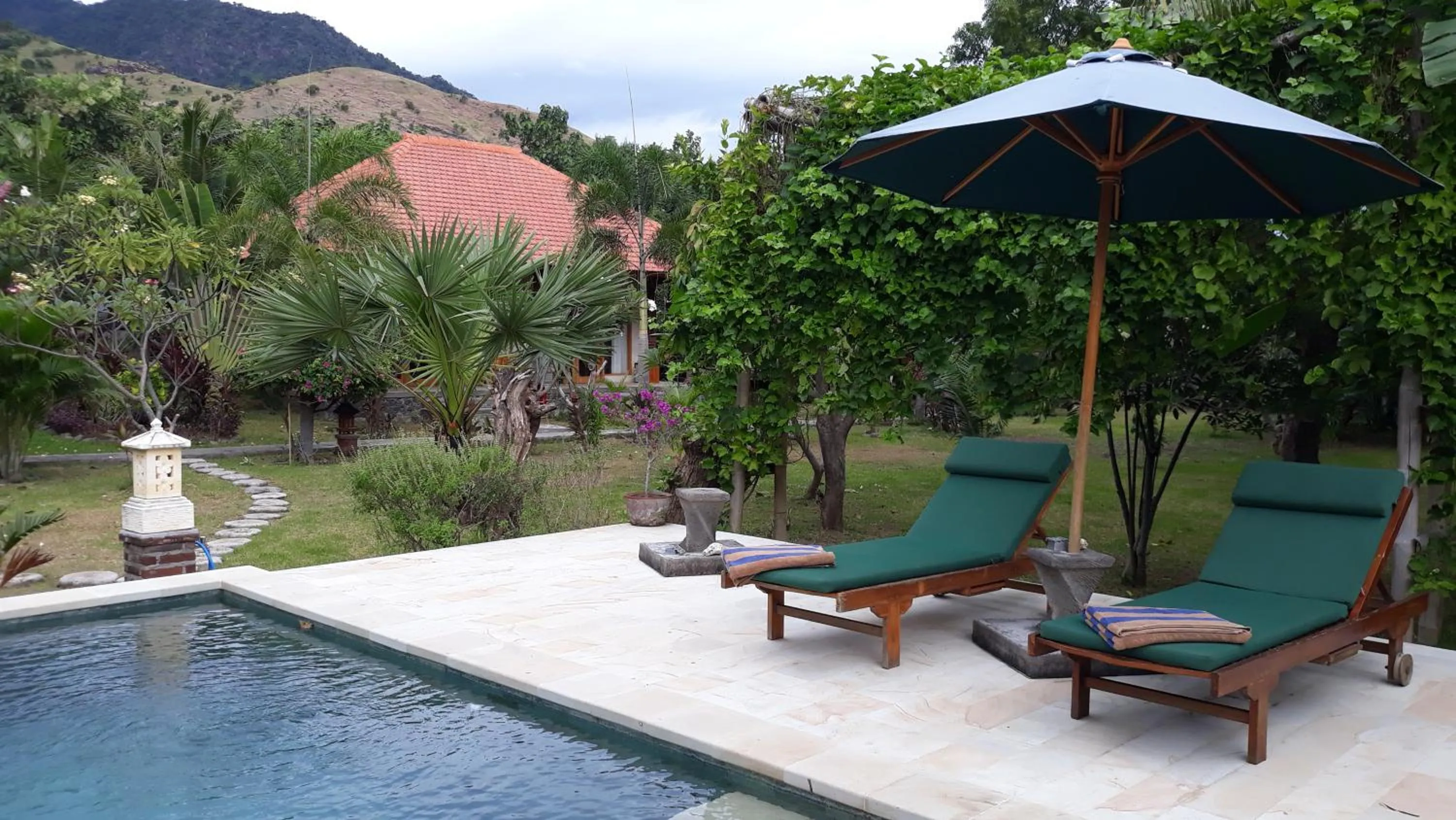 Pool view in TEGAL SARI, Pemuteran- North Bali