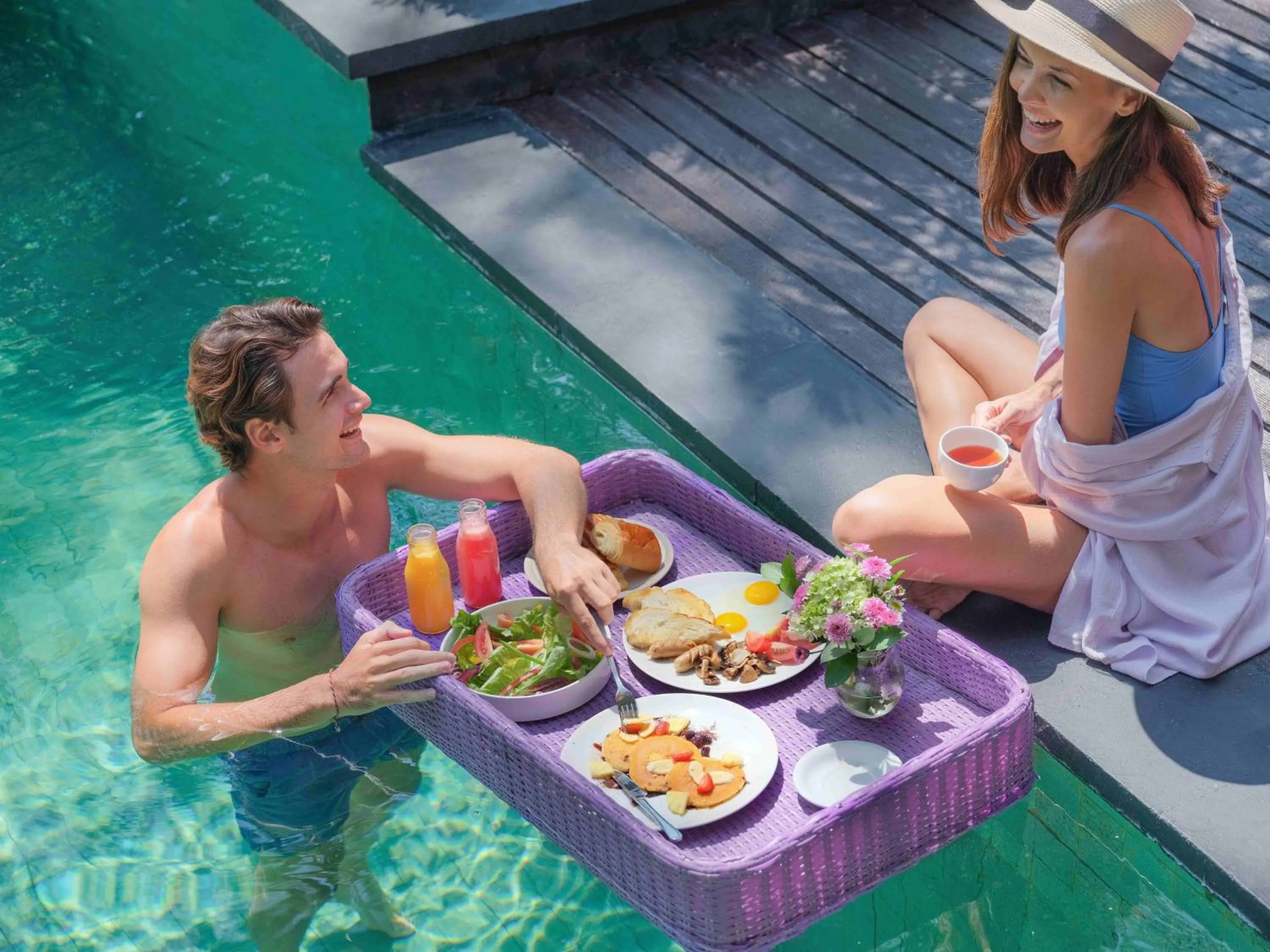 Swimming pool in The Ayu Kintamani Villa at Toya Devasya