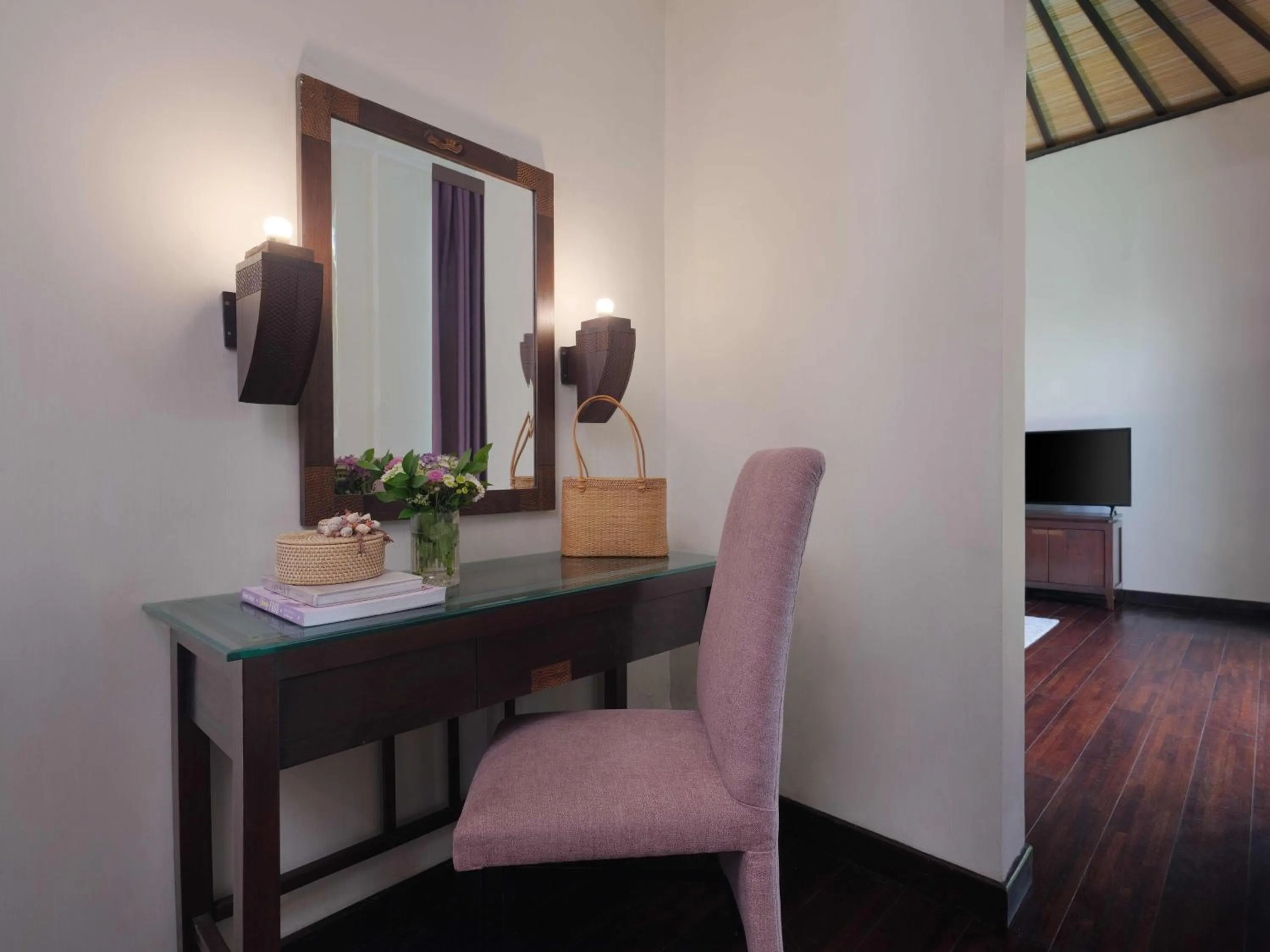 Bedroom in The Ayu Kintamani Villa at Toya Devasya