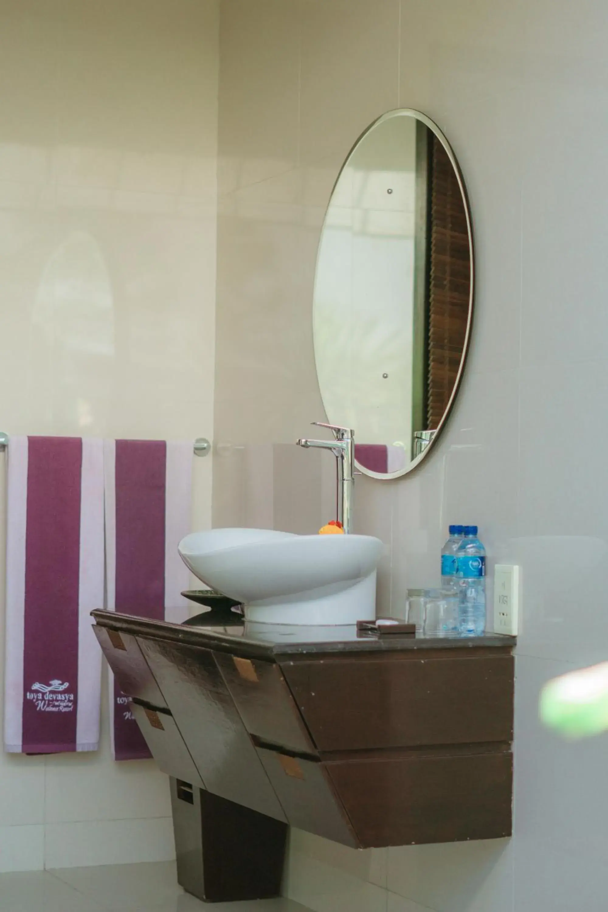 Bathroom in The Ayu Kintamani Villa at Toya Devasya Bathroom in The Ayu Kintamani Villa at Toya Devasya