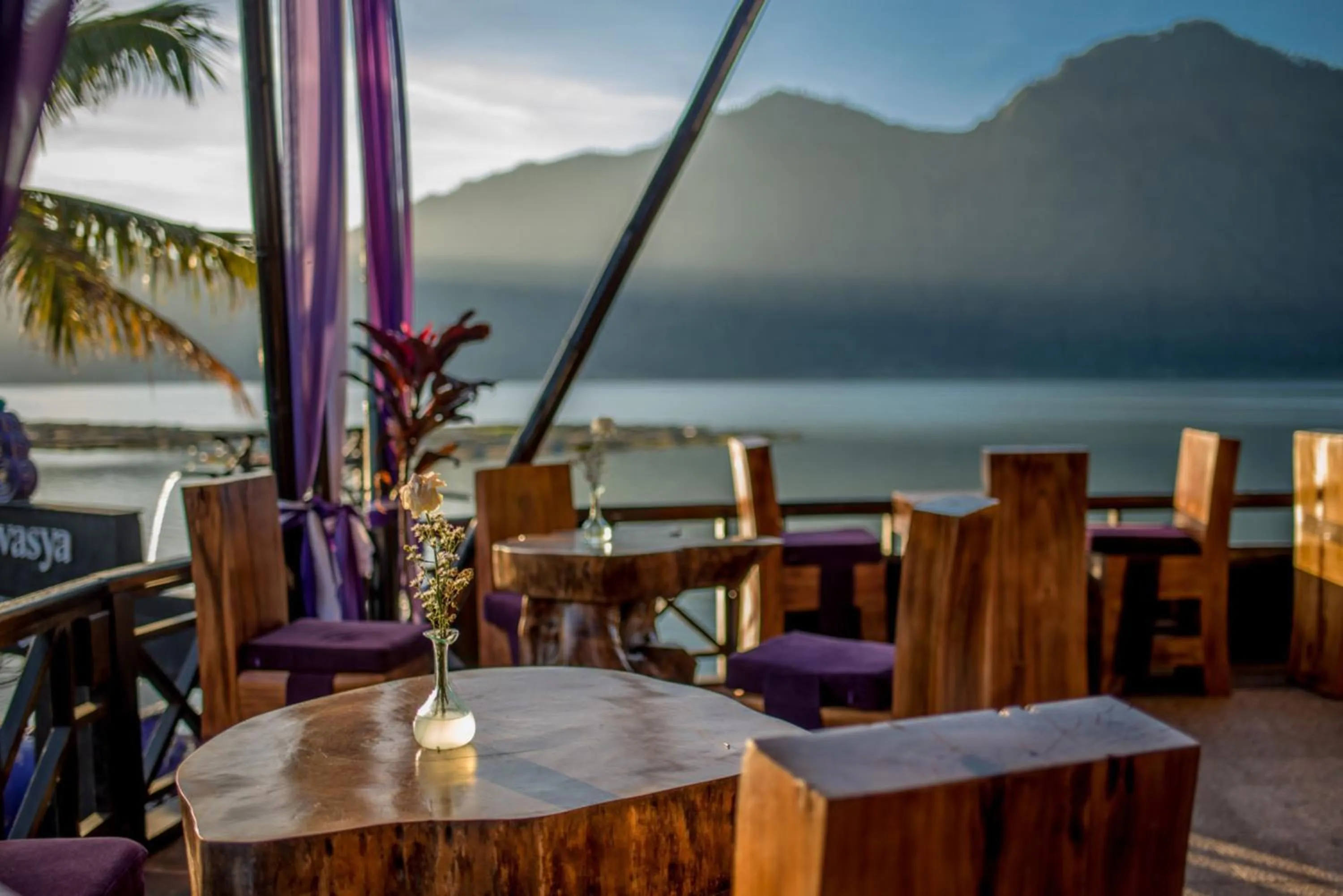 Restaurant/places to eat in The Ayu Kintamani Villa at Toya Devasya