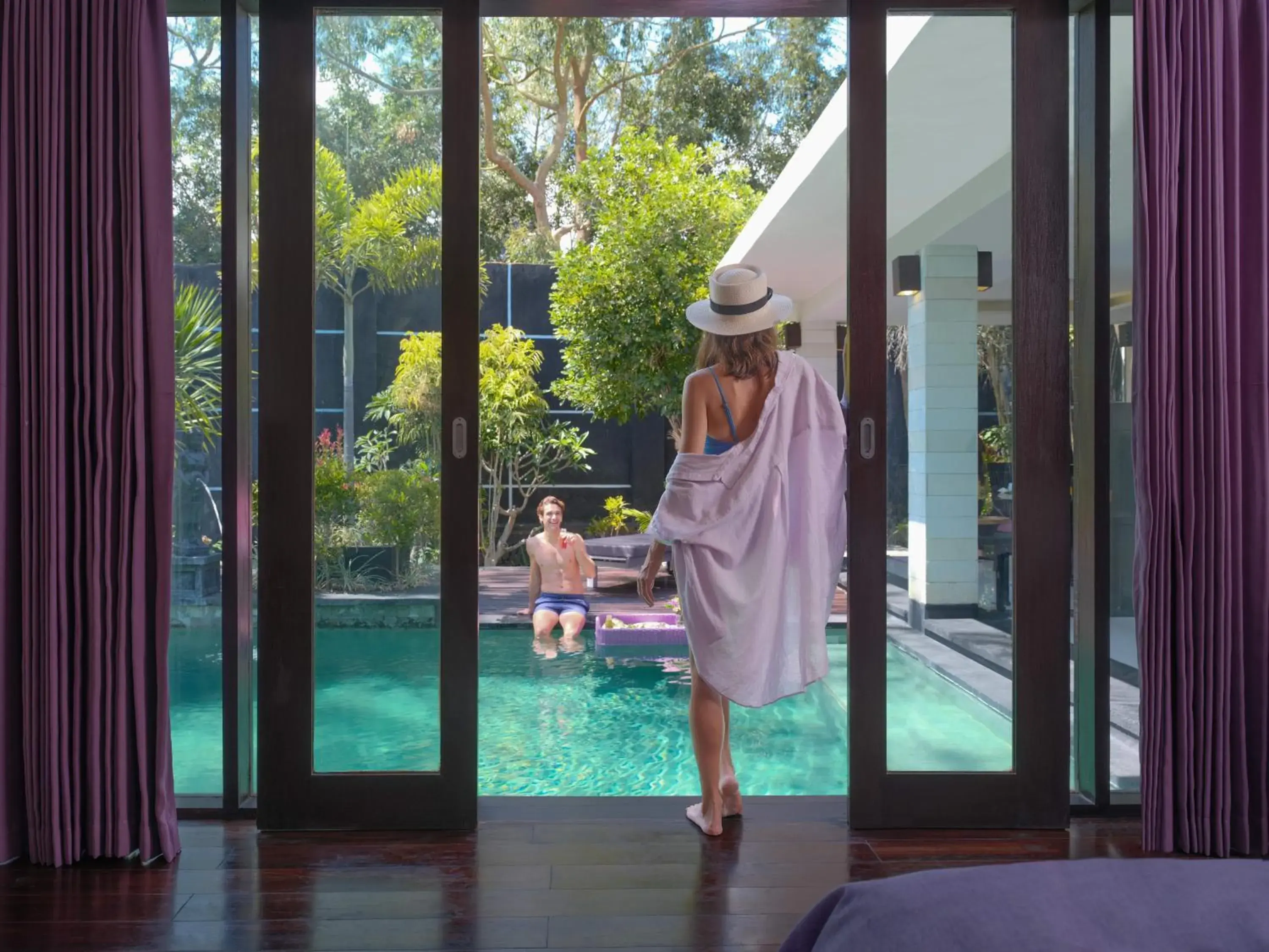 Swimming pool in The Ayu Kintamani Villa at Toya Devasya Swimming pool in The Ayu Kintamani Villa at Toya Devasya