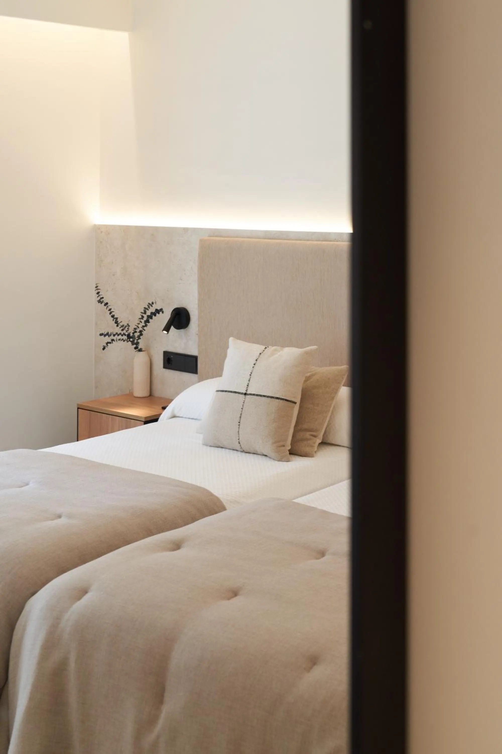 Bed in Hotel-Restaurante Jardines La Tejera