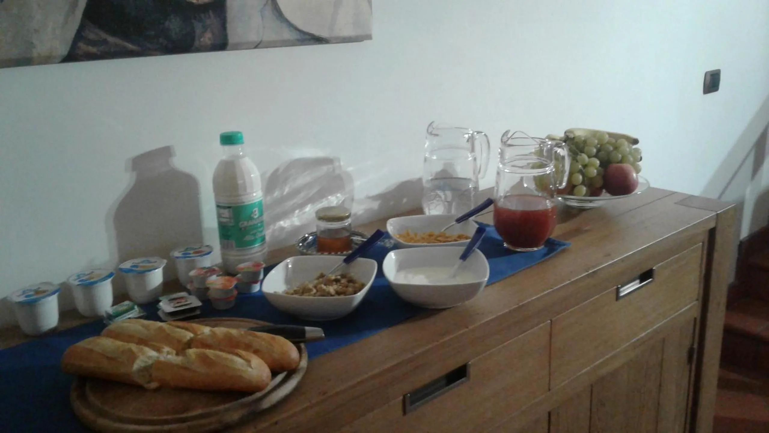 Buffet breakfast in b&b Ergira