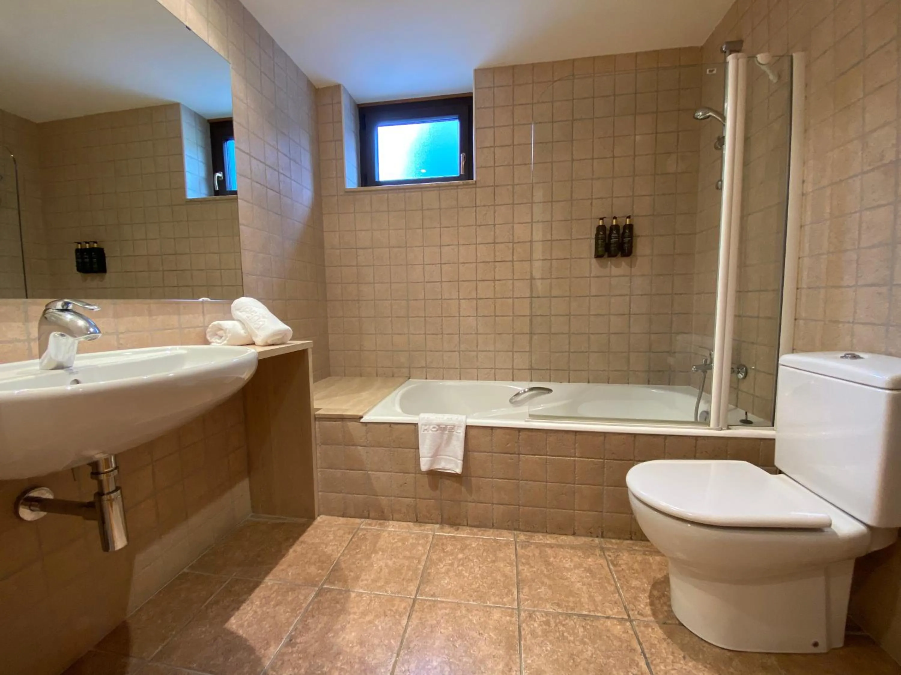 Bathroom in Hotel & Restaurante Peña