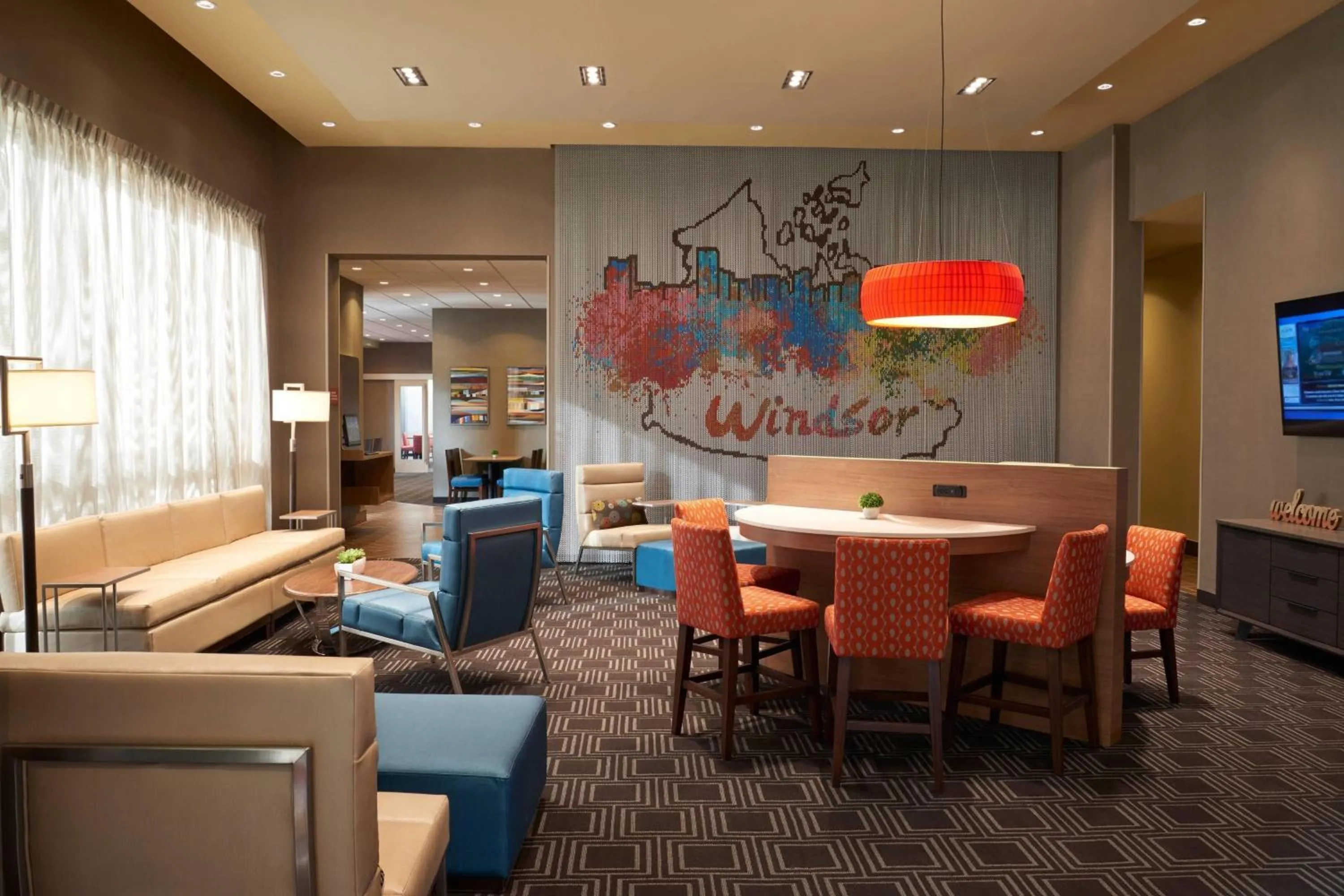 Lobby or reception in TownePlace Suites by Marriott Windsor