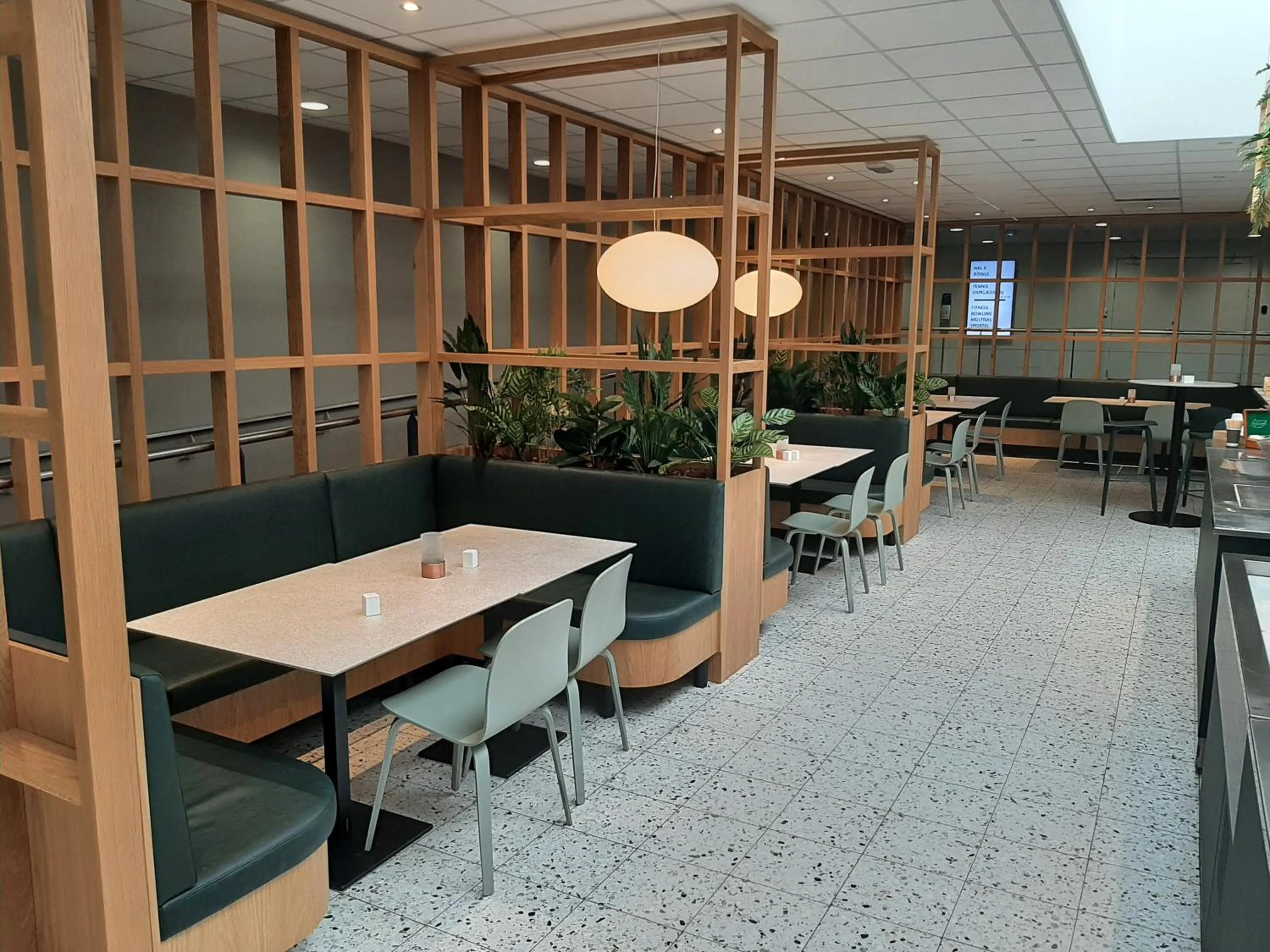 Dining area in Kolding Sportel